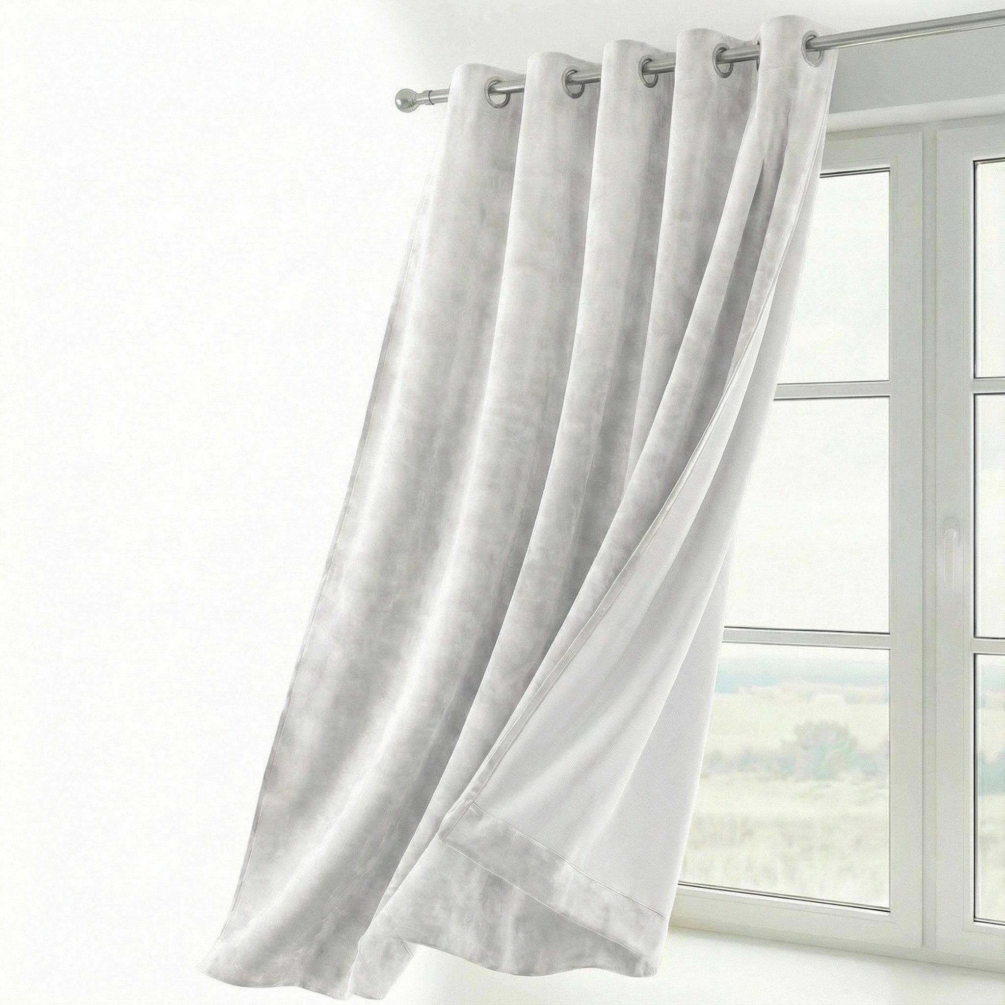 Beautex Verdunkelungsvorhang Samt Vorhang Ösen Gardine Velvet blickdicht ab günstig online kaufen