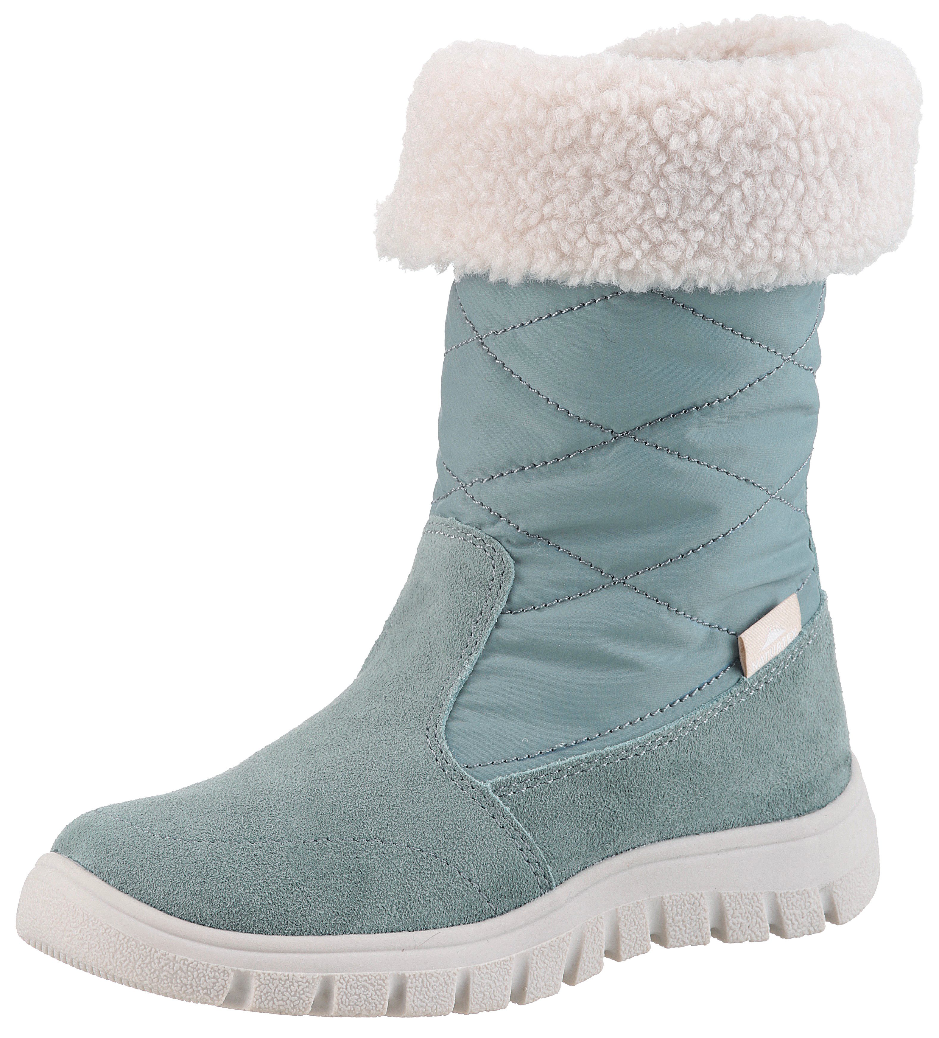 Naturino PLUVY ZIP WP. Winterstiefel Schneestiefel, wasserabweisend, Größenschablone zum Download