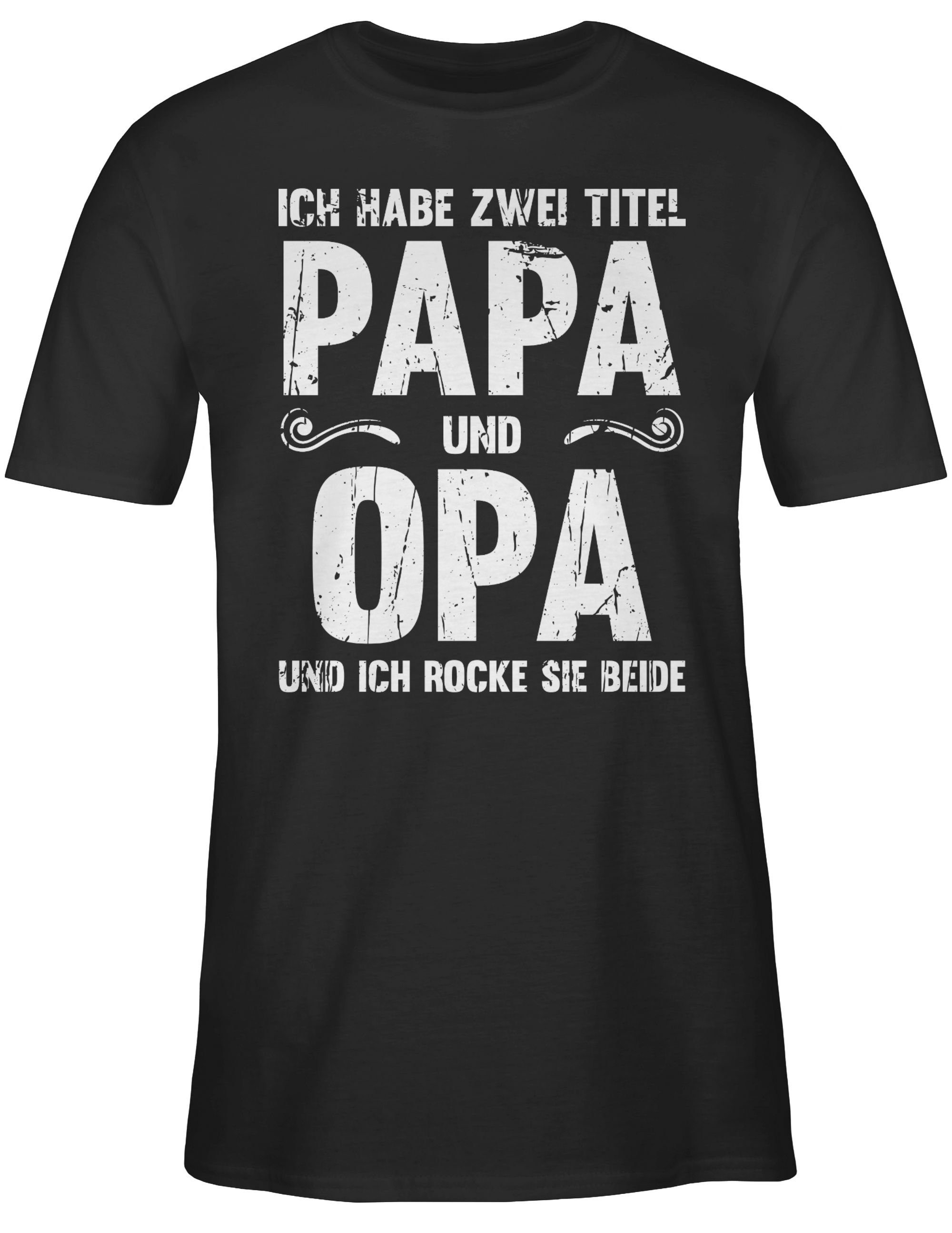 Shirtracer T-Shirt Ich habe zwei Titel günstig online kaufen
