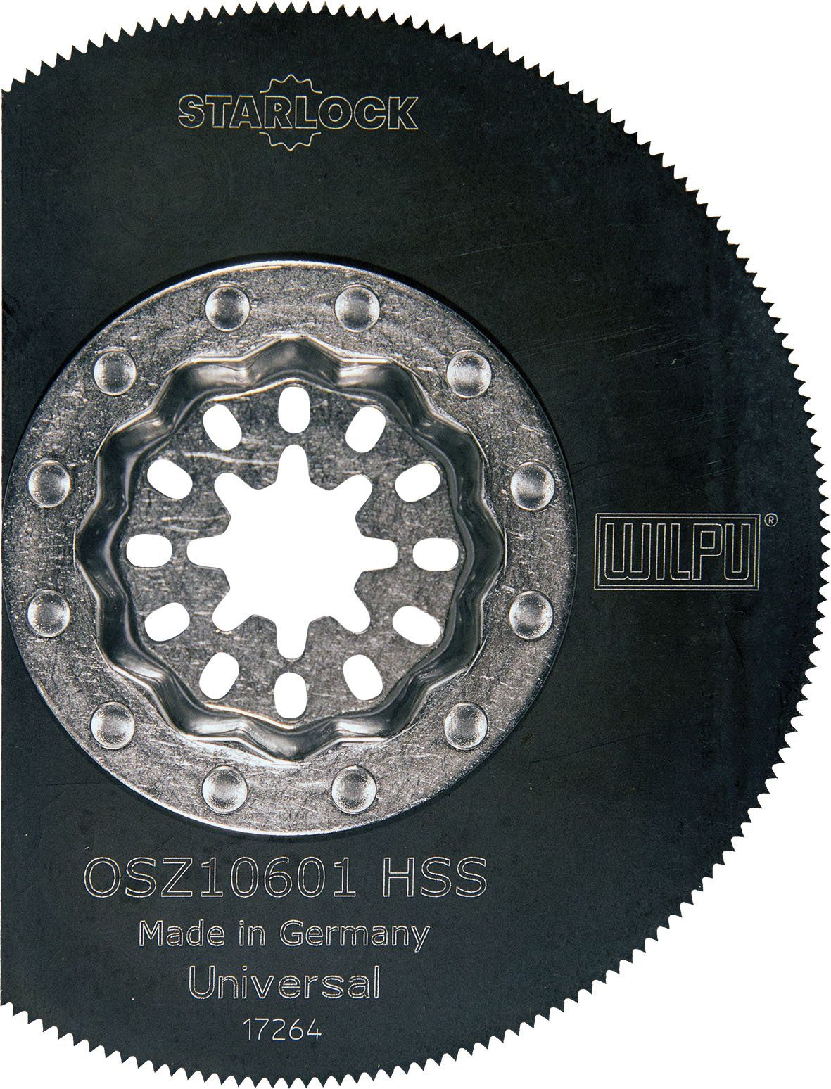 Wilpu Sägeblatt Wilpu 1 mit 85x0,5mm Segmentsägeblatt STARLOCK-Aufnahme