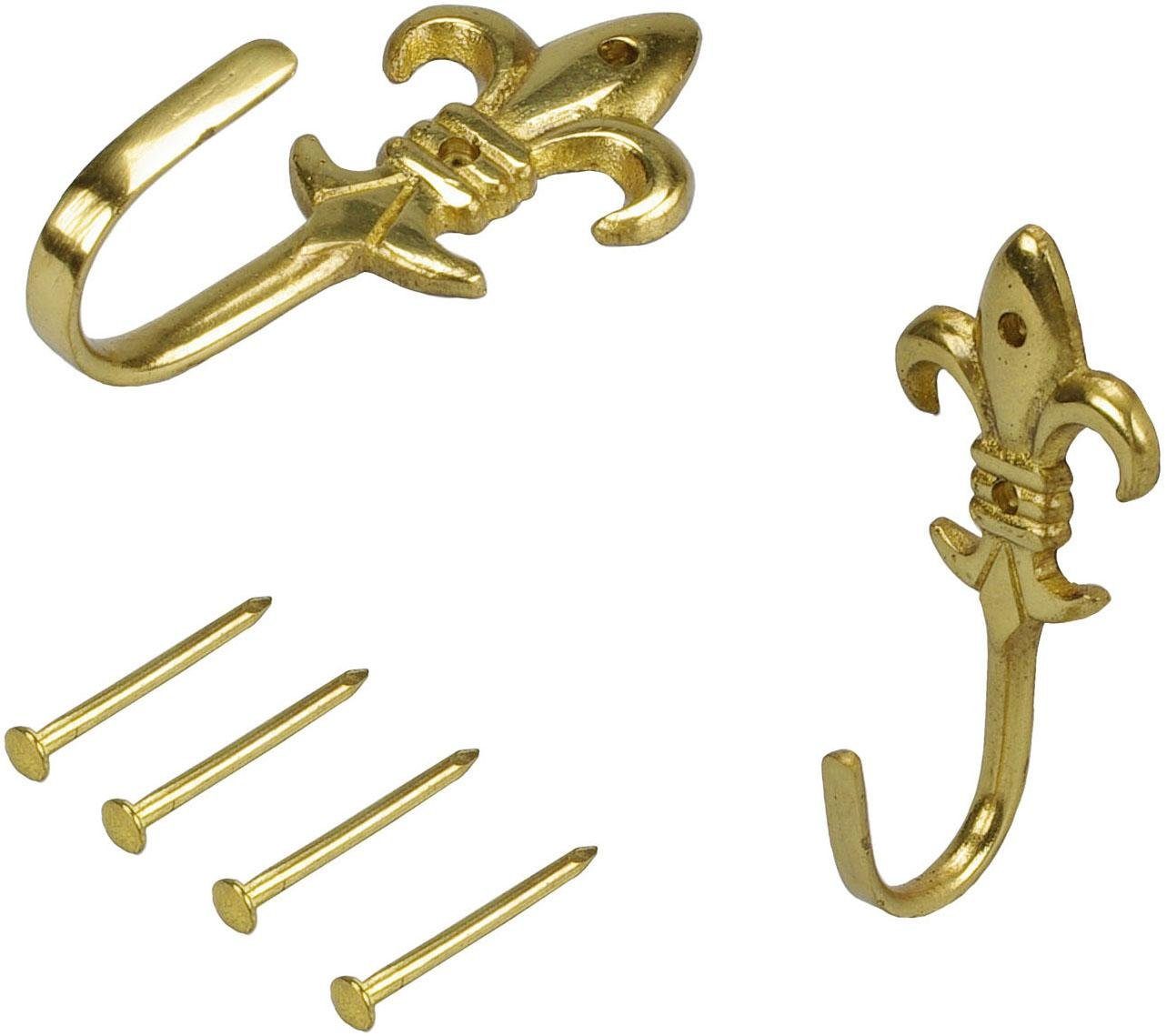 Liedeco Raffhaken Lilie, Gardinen, (Set, 2-tlg), für Seitenschals, Gardinen günstig online kaufen