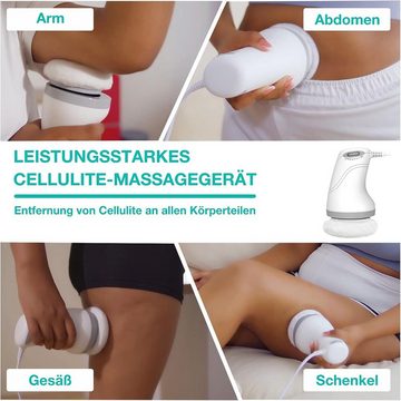 yozhiqu Massagegerät Elektrisches Cellulite-Massagegerät - Strafft, glättet und strafft, 3 waschbare Pads für gezielte Anwendung an Bauch, Gesäß und Beinen