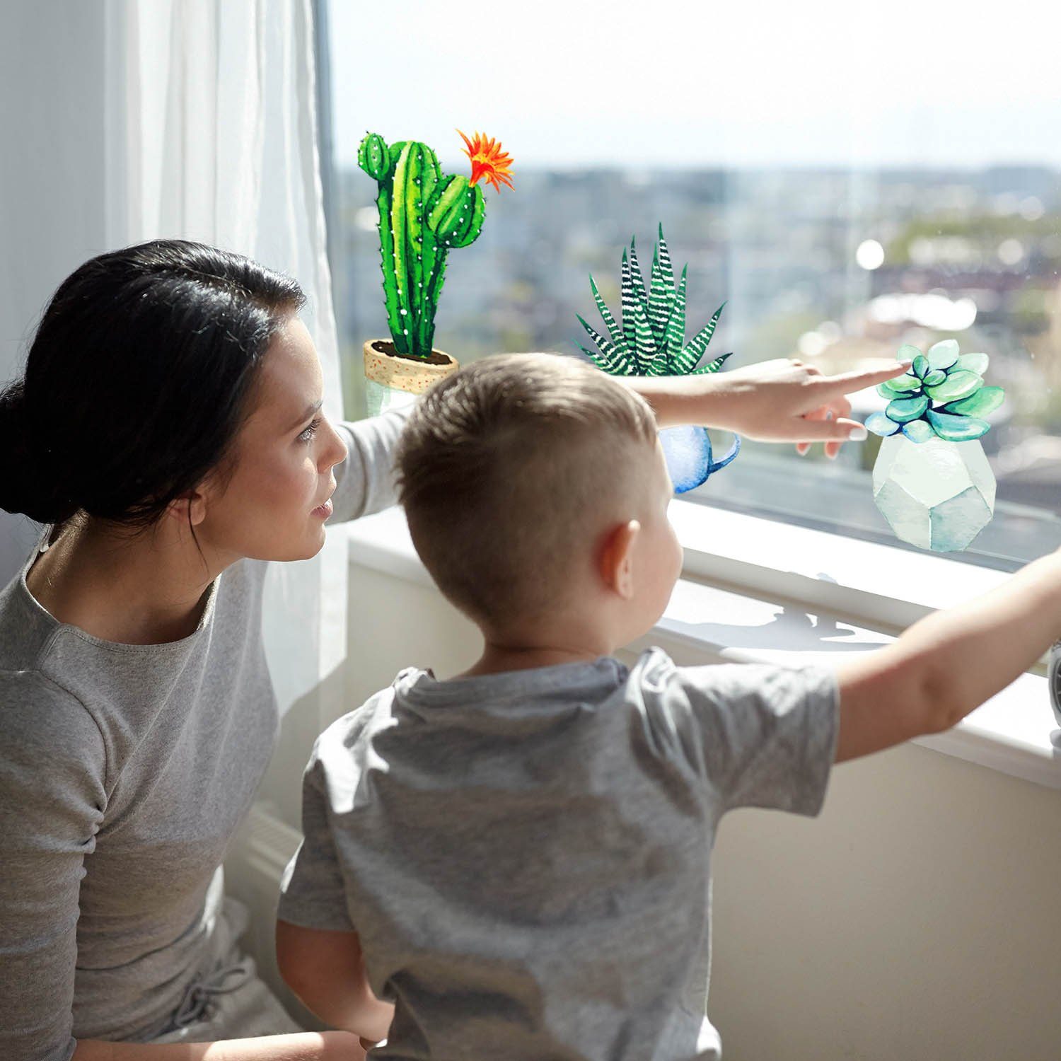 younikat Aufkleber Selbstklebende Fensterbilder – Bild 5 von 5
