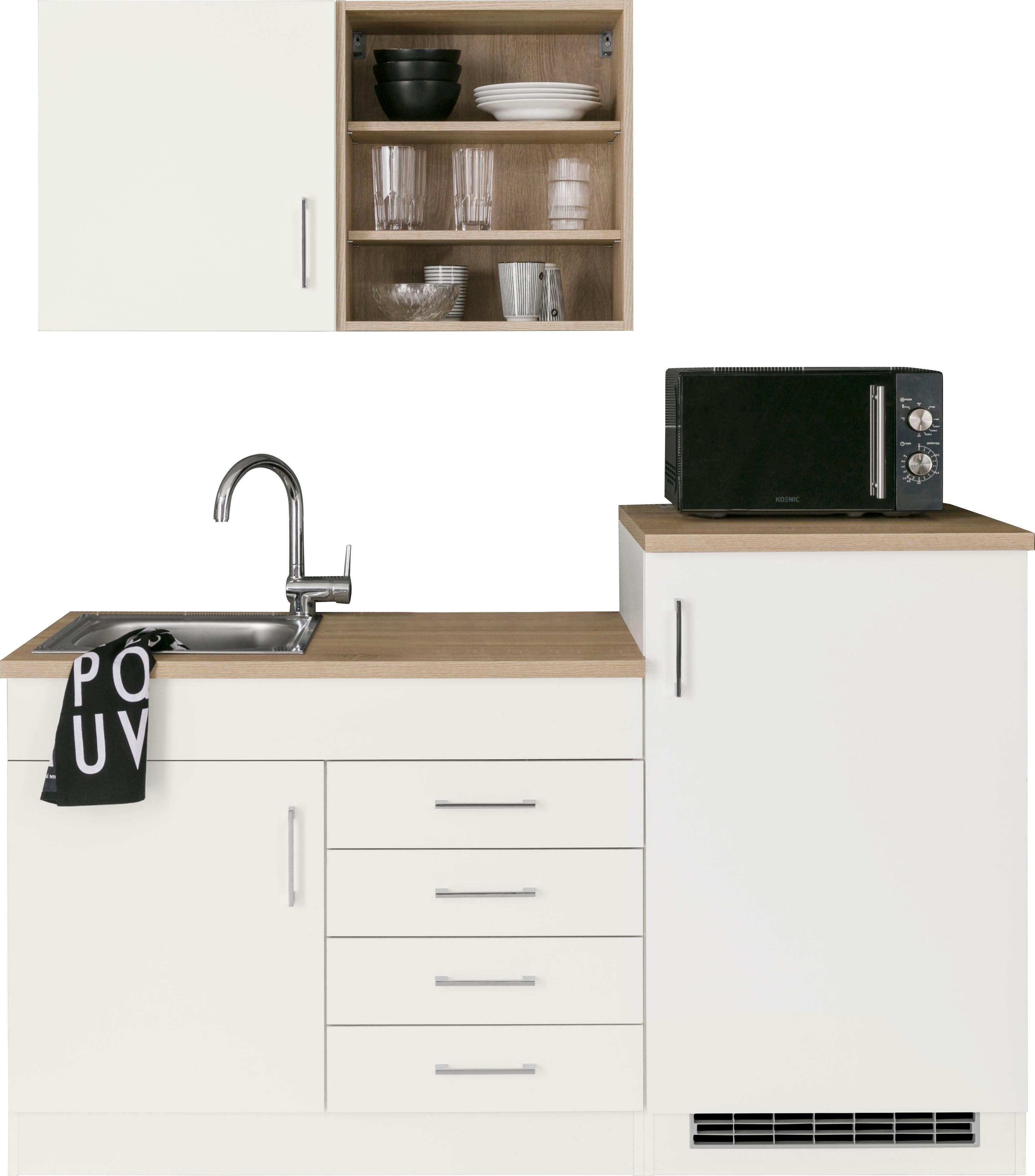 KOCHSTATION Pantryküche KS-Mali, Breite 160 cm, mit E-Geräten günstig online kaufen