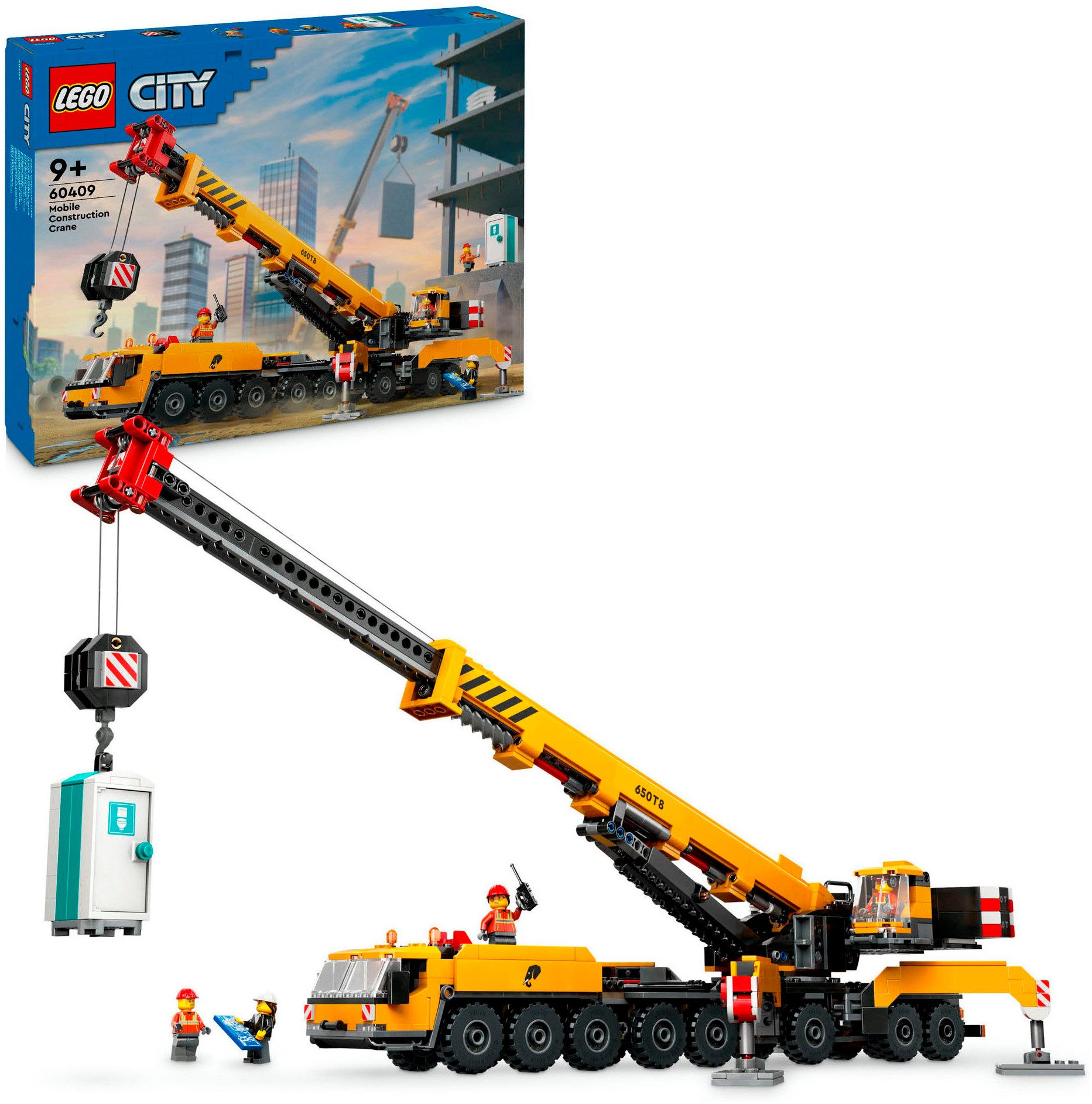 LEGO® Mobiler Baukran (60409), LEGO City Konstruktionsspielsteine, (1116 St günstig online kaufen