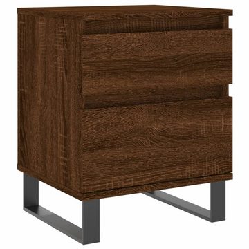 vidaXL Nachttisch Nachttisch Braun Eichen-Optik 40x35x50 cm Holzwerkstoff Nachtkonsole