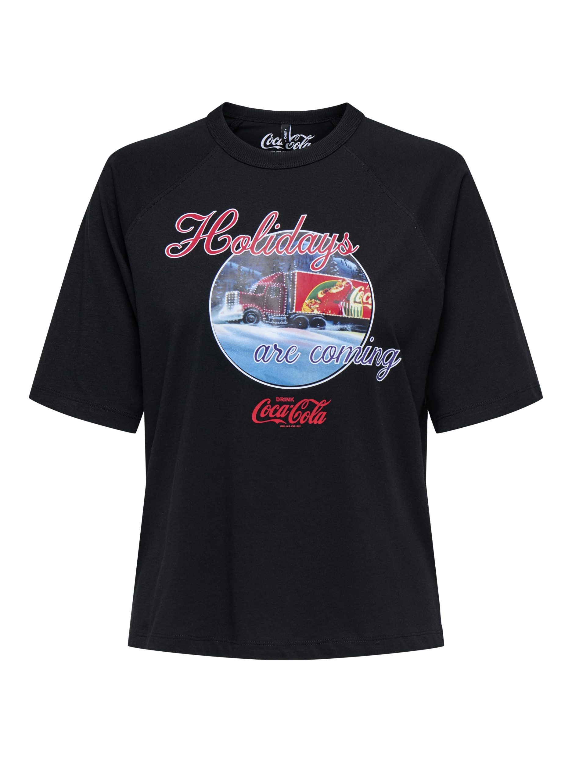 T-Shirt ONLCOCA COLA XMAS S/S TOP JRS
