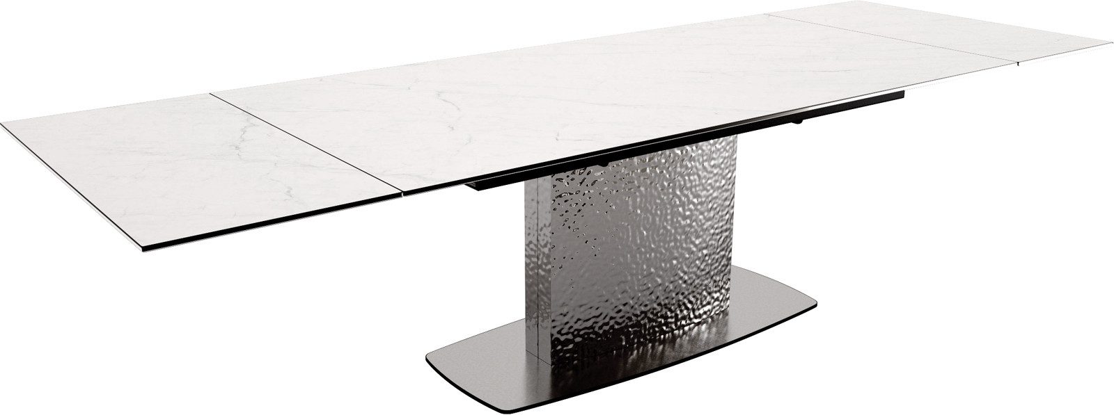 DELIFE Esstisch Edge, Keramik Laminam®Statuarietto Weiß günstig online kaufen