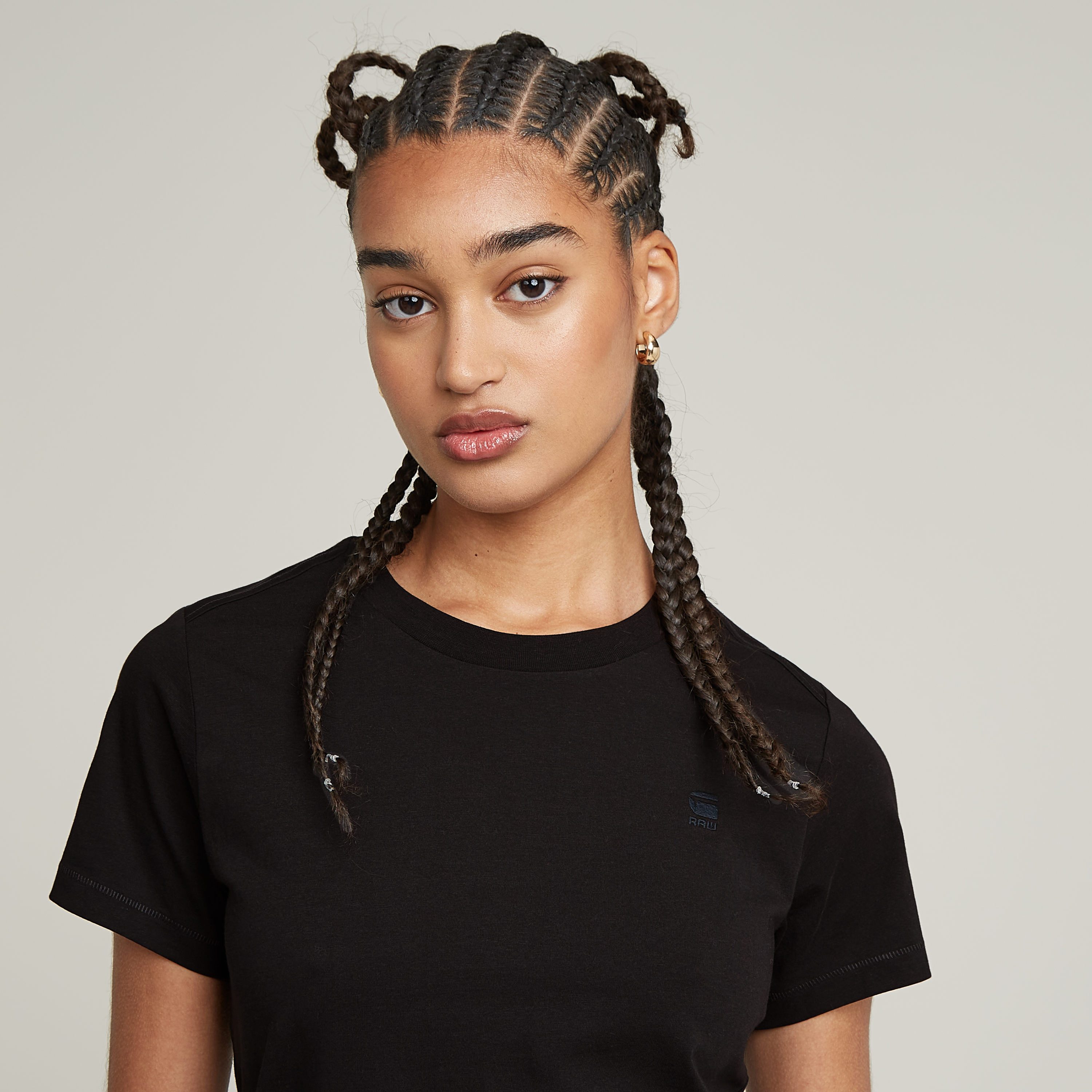 G-STAR T-Shirt Nifous mit kleiner Logo-Stickerei