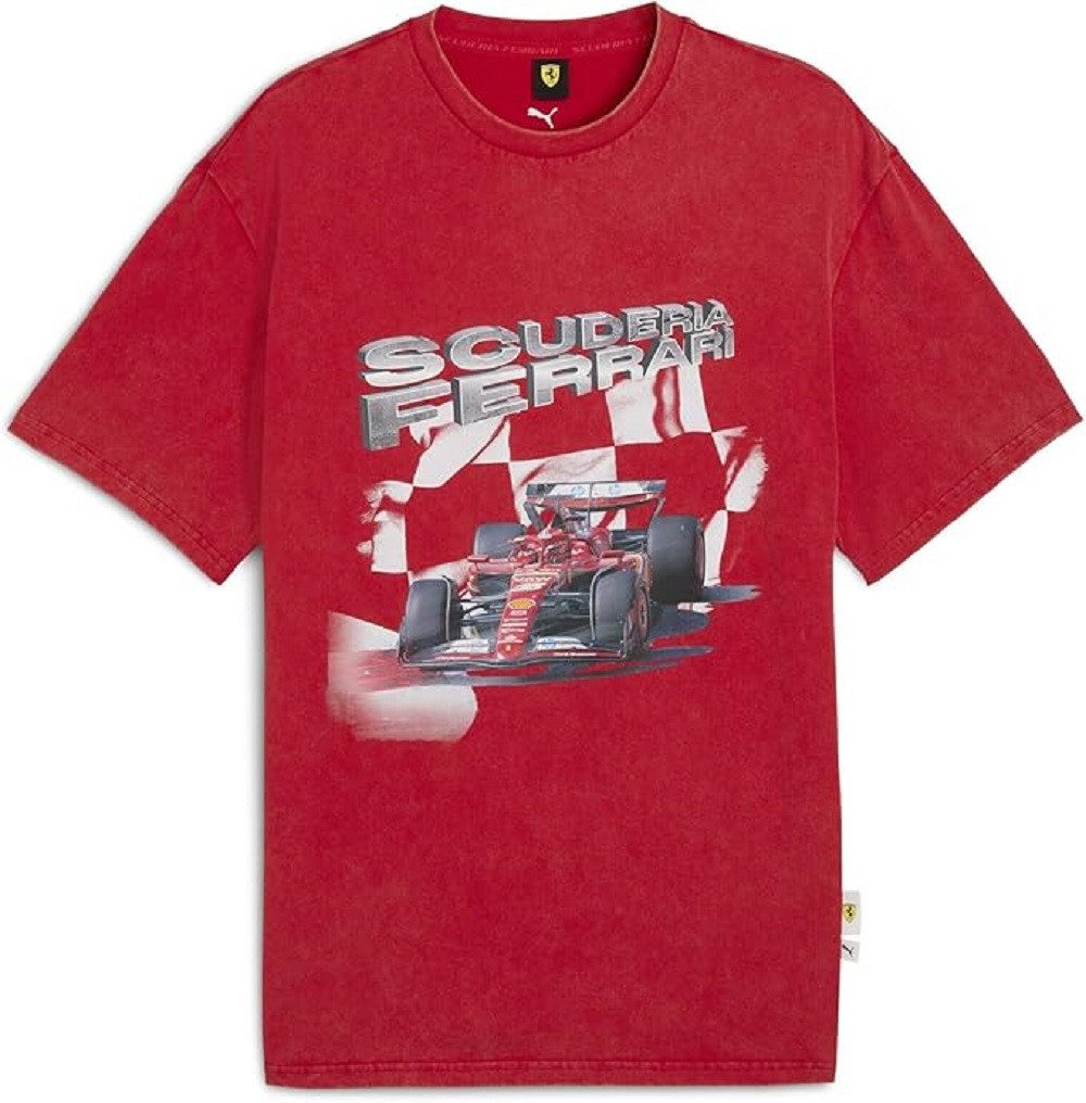 Ferrari T-Shirt Ferrari Graphic Tee II Herren T-Shirt Scuderia Ferrari Formel 1 Rot