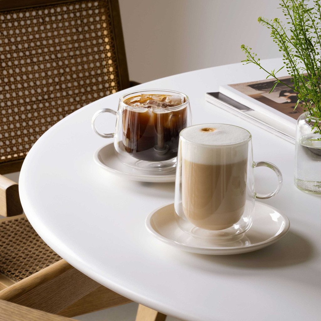 Villeroy & Boch Teeglas Artesano Hot&Cold Beverages Tasse, 2-tlg. 360 ml, 2-tlg., Glas