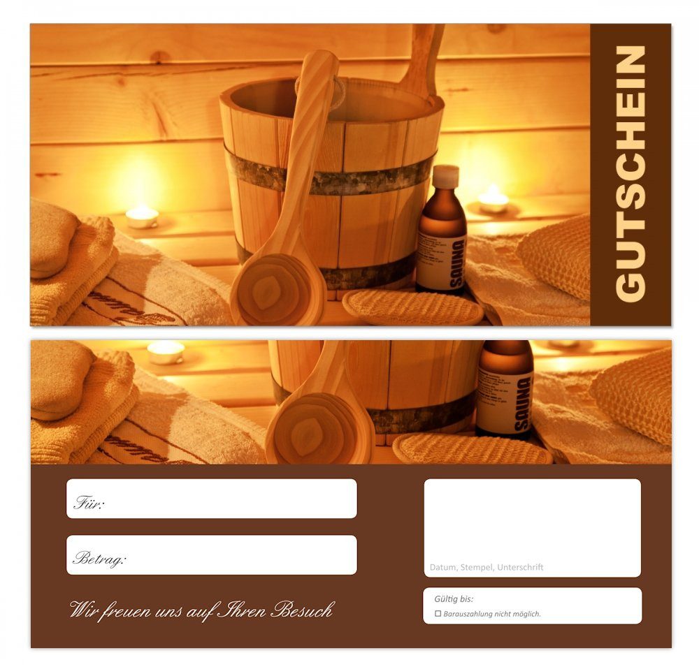 Geschenkkarte Geschenkgutscheine Wellness Spa Gutscheinkarten