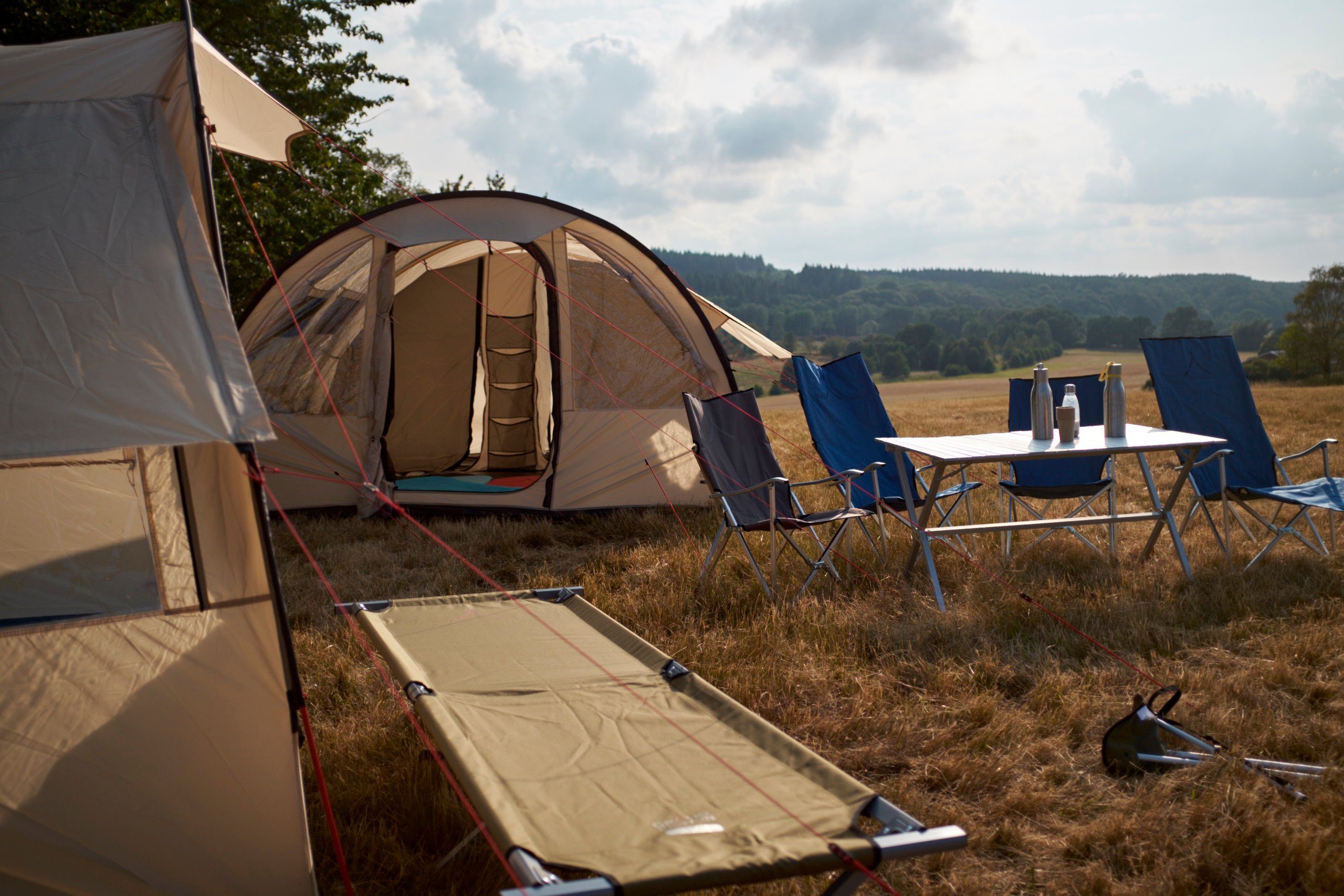 Feldbett TOPAZ GRAND grau CANYON CAMPING BED