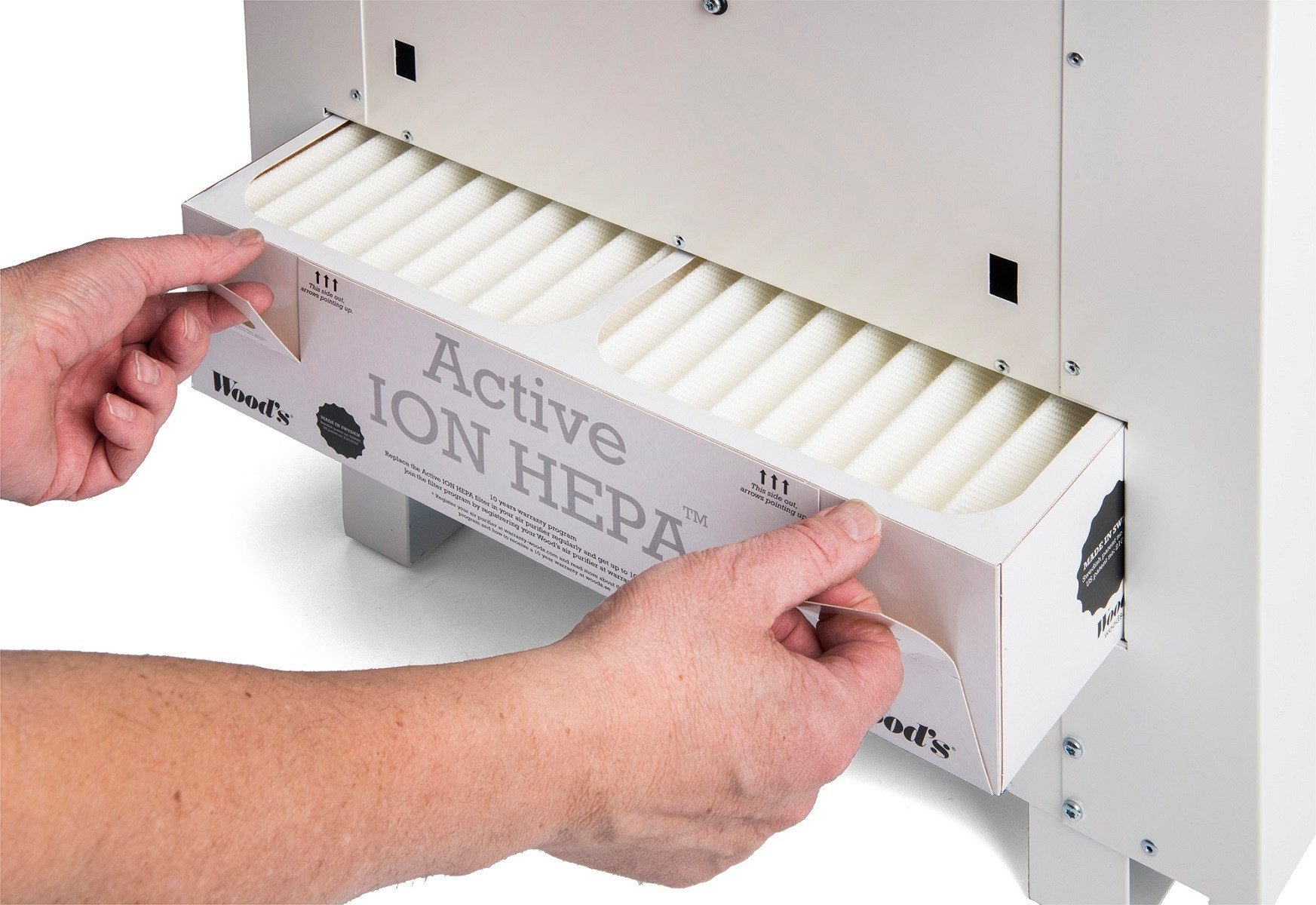 Wood's Luftreiniger AL 310 - Optimal für mittelgroße Räume wie Büros und Wohnzimmer, für 50 m² Räume