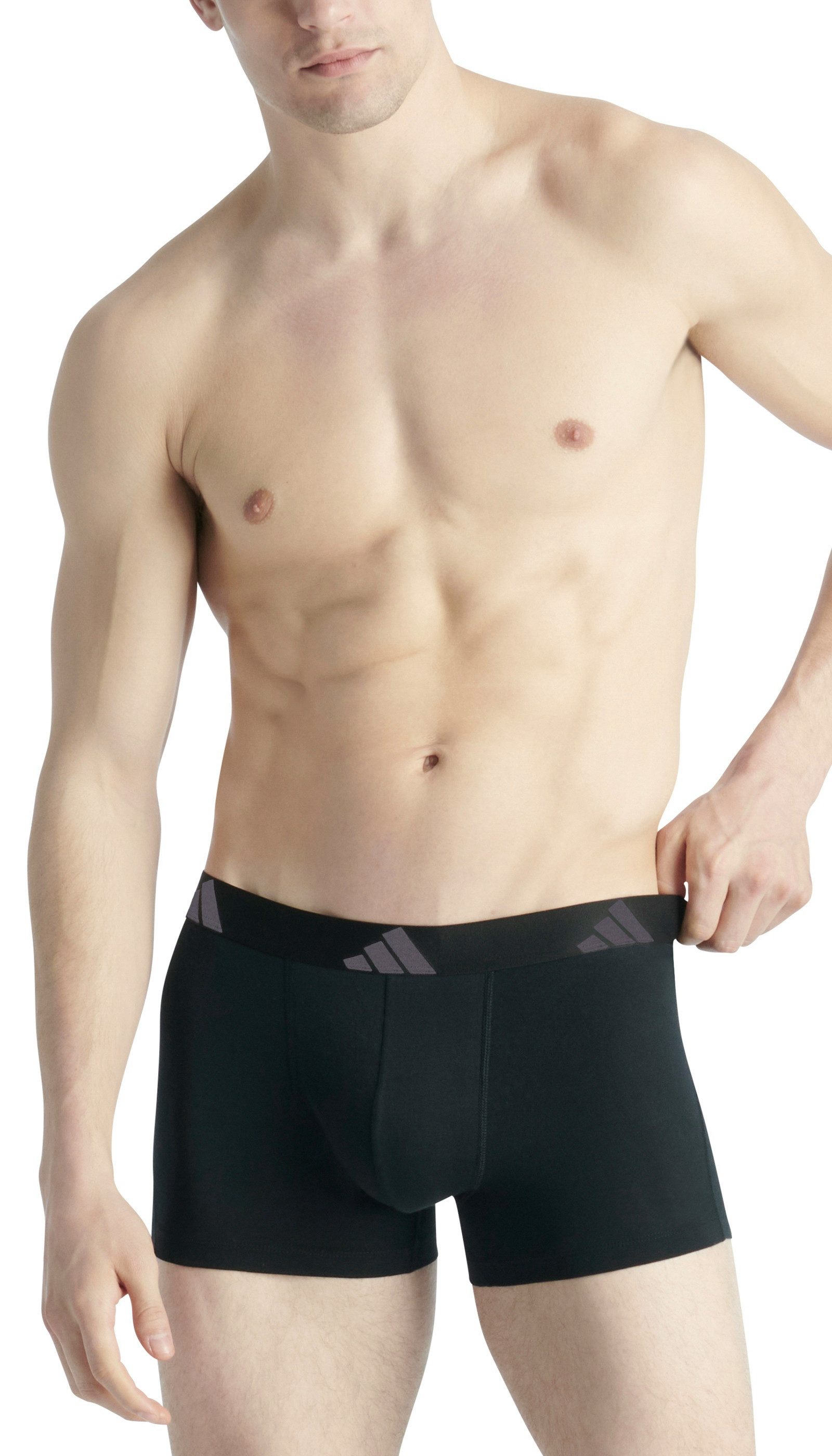 adidas Sportswear Trunk Active Flex Cotton (5er Pack) Multipack, elastisch, Logo-Bund, ohne Eingriff