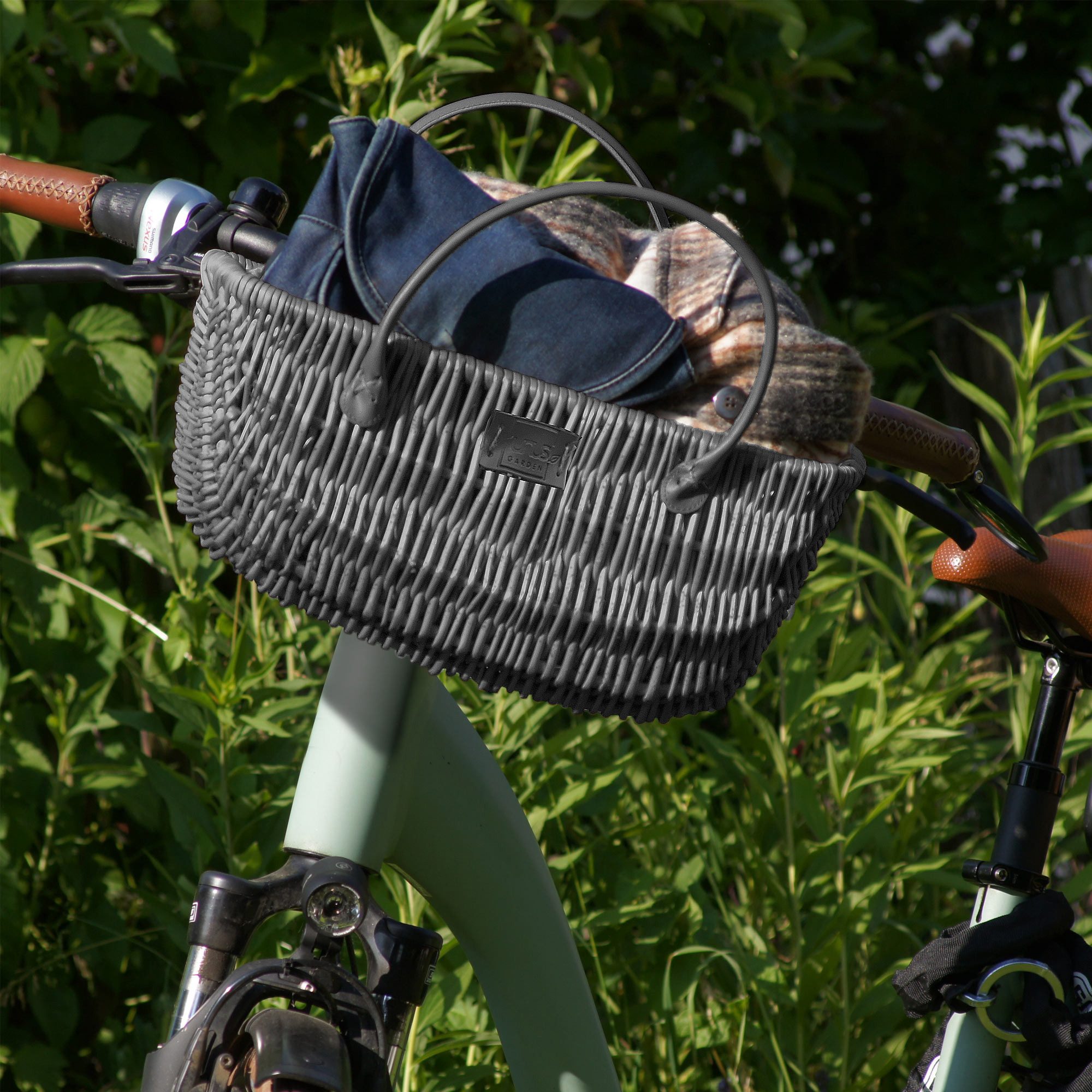 UNUS GARDEN Fahrradkorb Fahrradkorb Weidenoptik günstig online kaufen