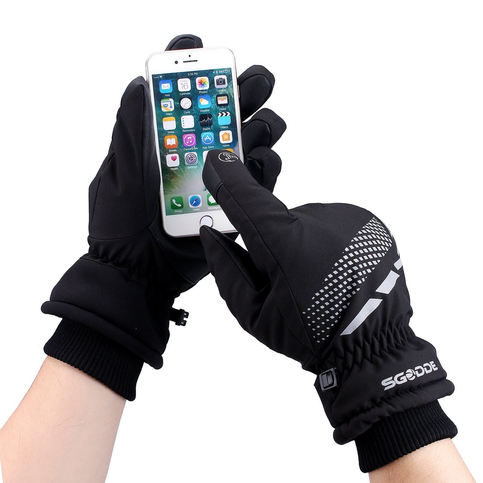 Motorrad MAEREX XL) Wasserdicht Touchscreen (Winter Fahhrad Sports Handschuhe Skihandschuhe Winddicht