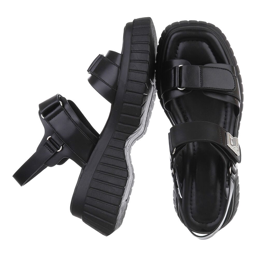 Ital-Design Modische Sandalen mit ergonomischer Sohle für Damen Plateausand günstig online kaufen