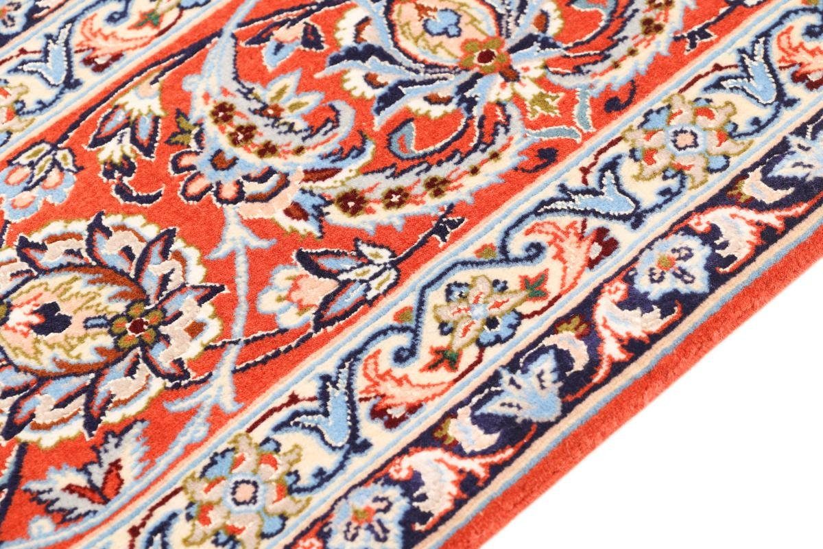 Höhe: Orientteppich, 6 148x237 Handgeknüpfter Isfahan Seidenkette mm rechteckig, Nain Orientteppich Trading,