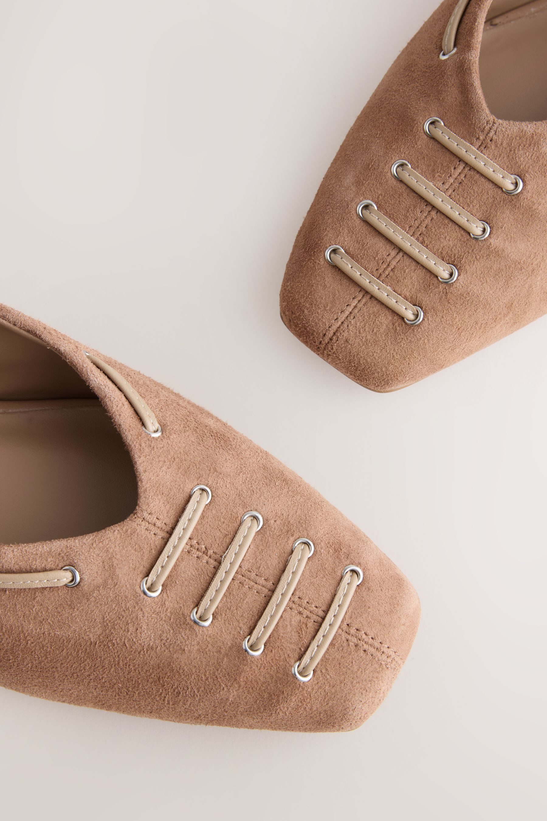 Next Forever Comfort® flache Ballerinas, Veloursleder Ballerina (1-tlg)