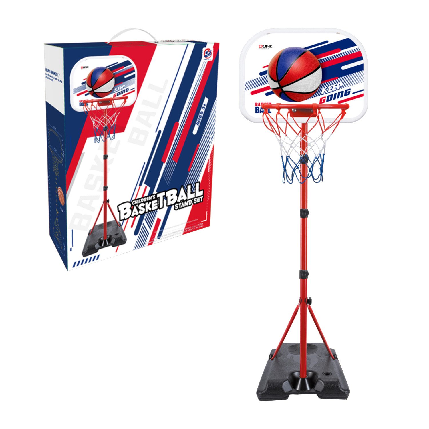 Esun Basketballständer Basketballkorb Kinder 115 bis 250 cm, Indoor Outdoor Basketballständer (SET, Komplettset), Basketballkörbe Set Sport Spielzeug Geschenk