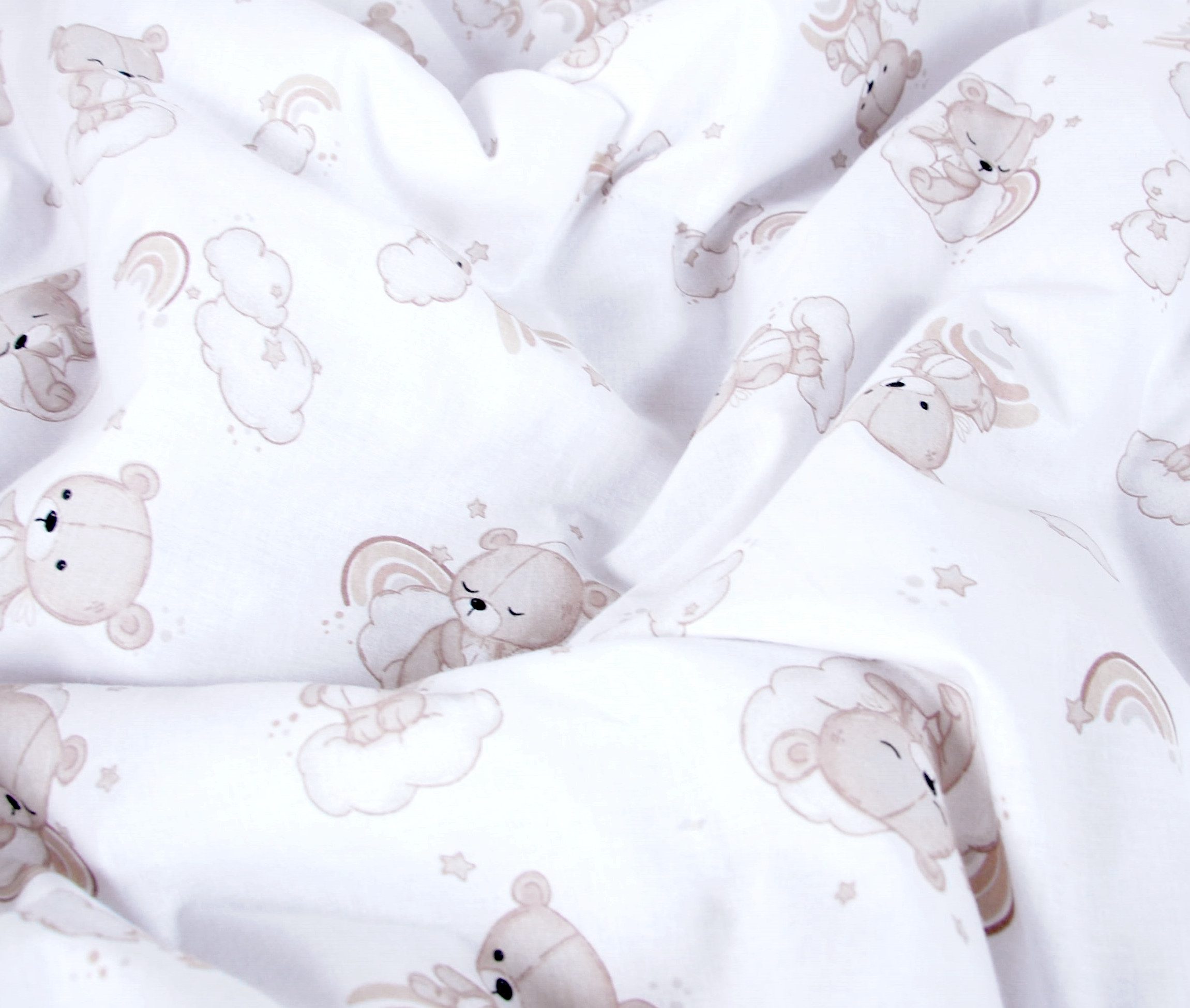 Babydecke BABYLUX Babydecke Krabbeldecke MINKY Kuscheldecke 75x100 cm+KISSEN, BabyLux, K138 - Bären