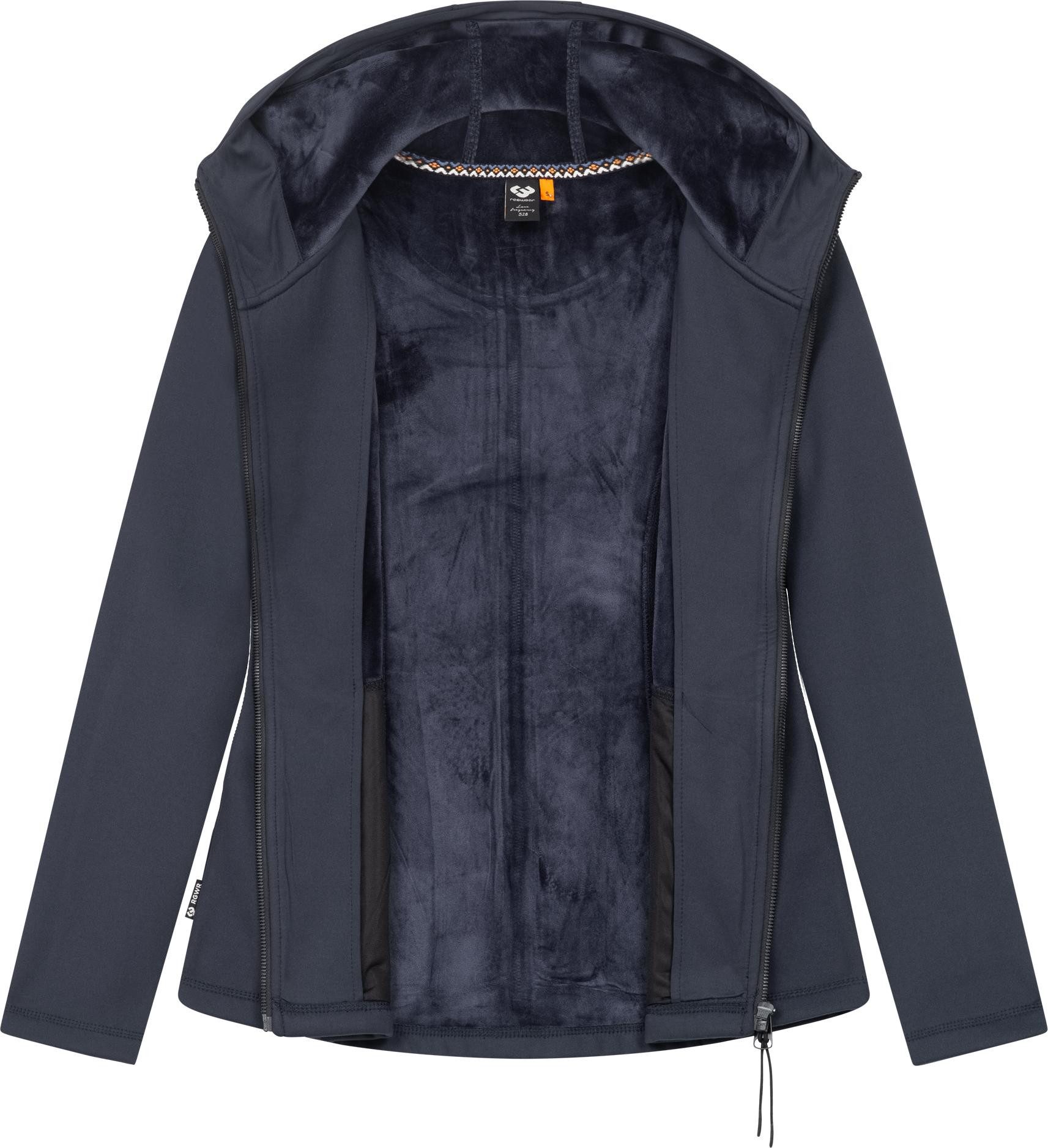 Ragwear Kapuzensweatjacke Lyshka Sportliche weiche und elastische Kapuzenjacke