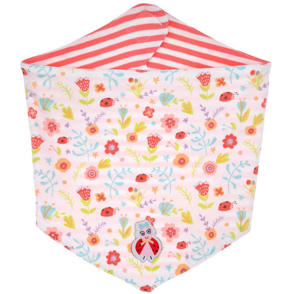 BONDI Dreieckstuch BONDI Baby Halstuch 'Blümchen und Käfer' 93698 - W