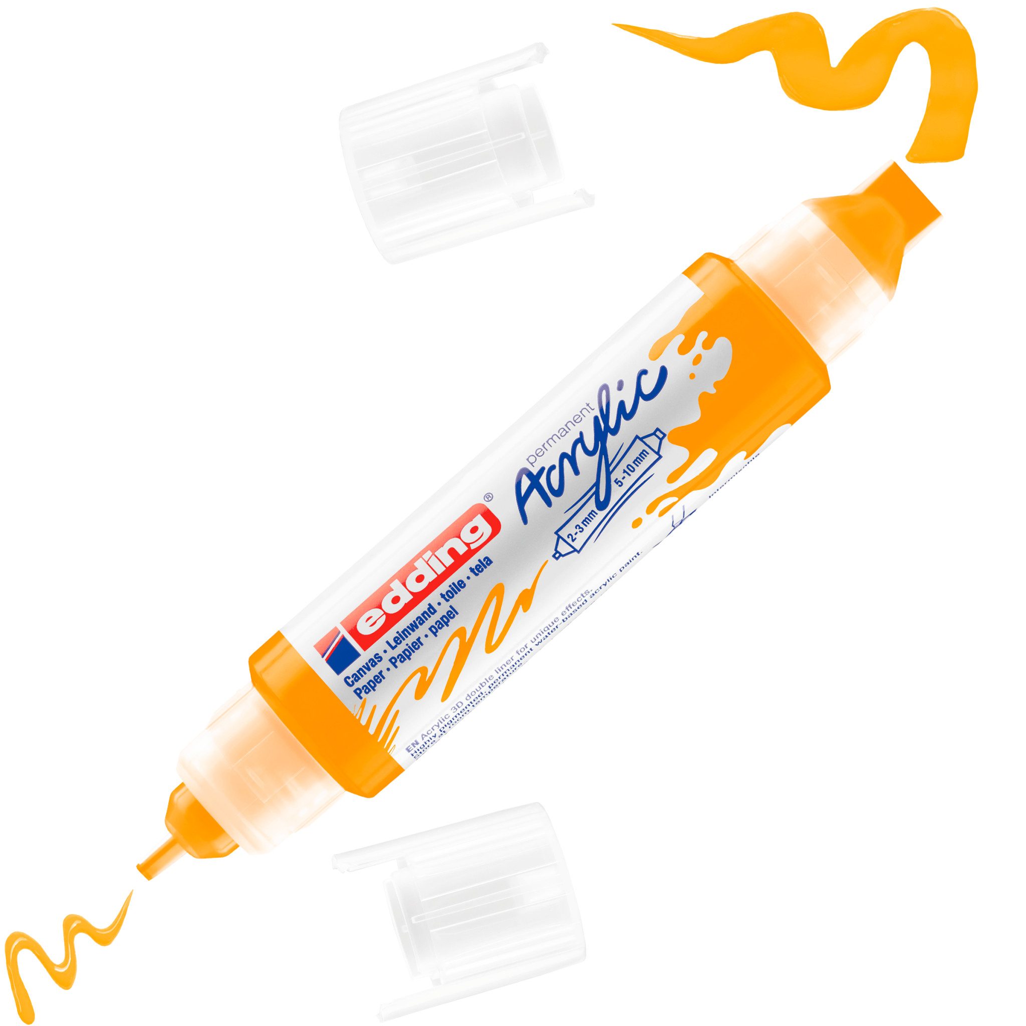 edding Marker 5400 Double Liner, 3D, Strichbreite 2 mm - 3 mm und 5 mm - 10 mm