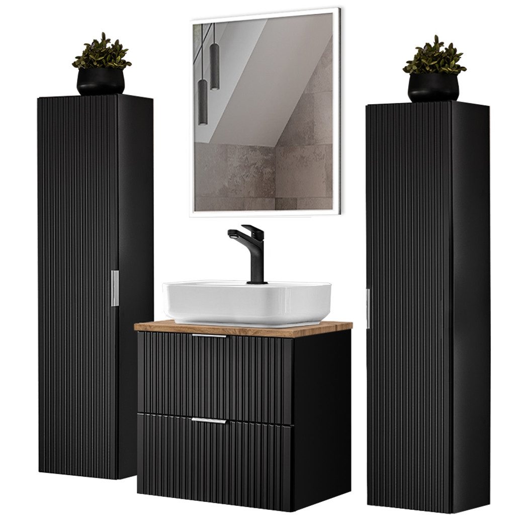 Badmöbel-Set ADELAIDE-56-BLACK
