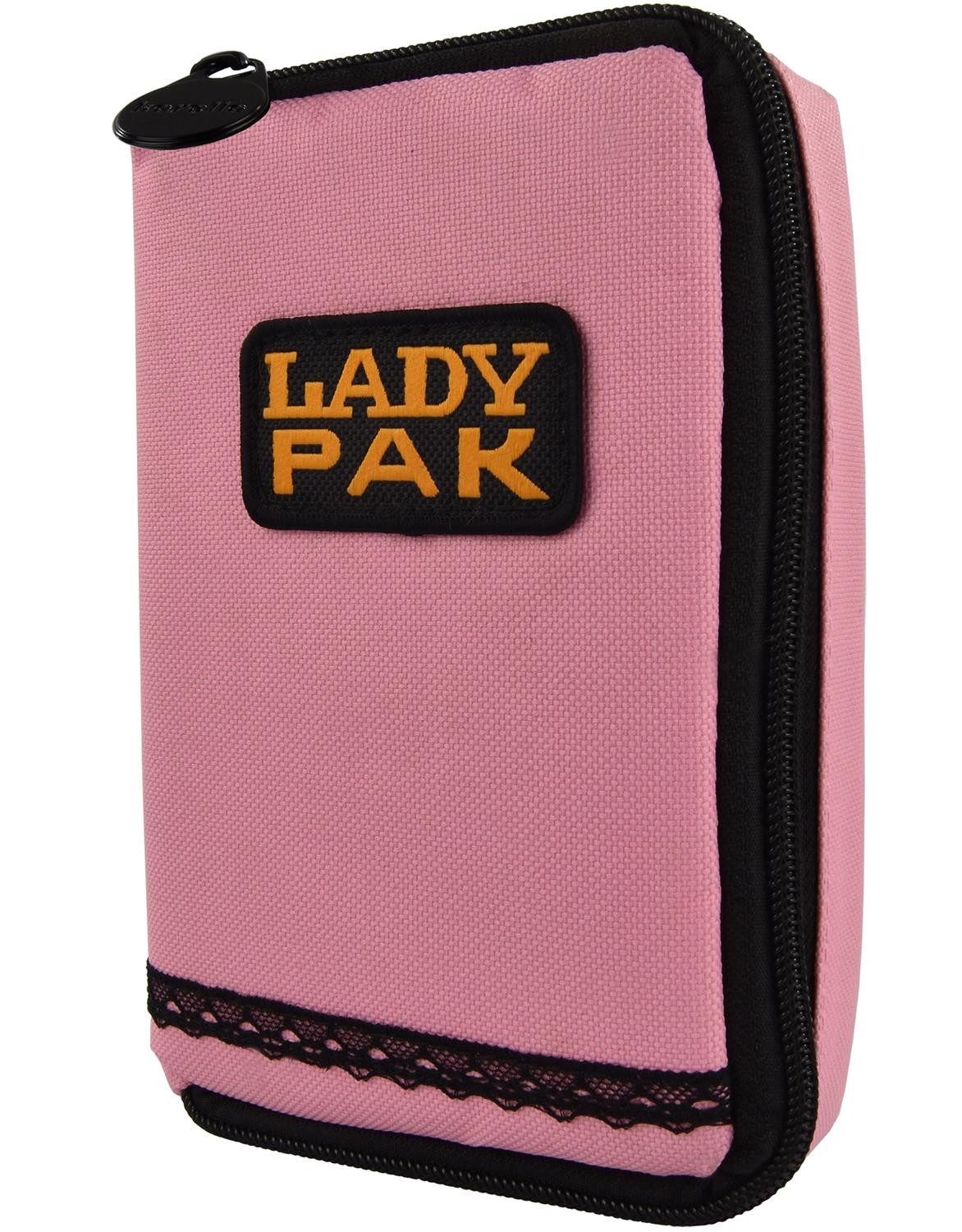 Karella Dartpfeil Darttasche THE PAK - rosa, Dart Case Etui Tasche für Dartpfeile Flights
