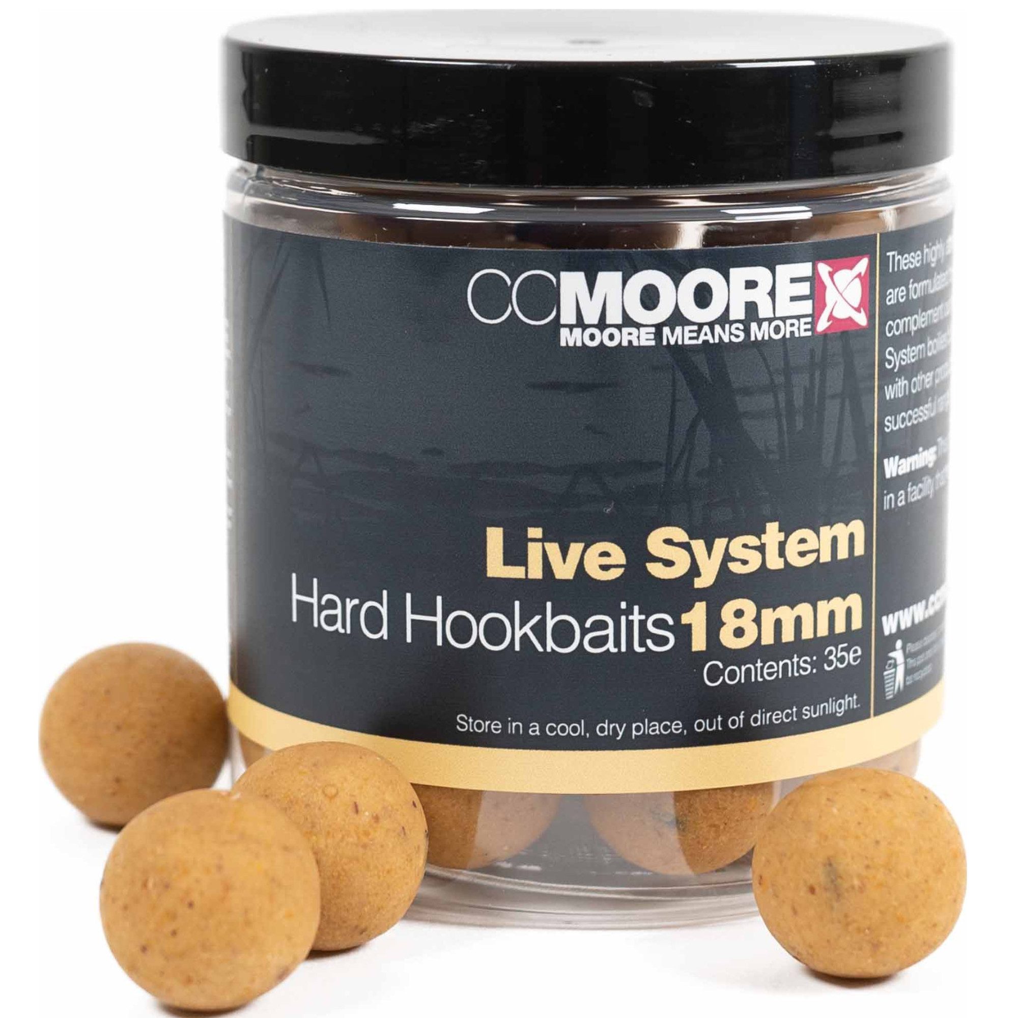 CC Moore Fischboilies Live System Hard Hookbaits 18mm
