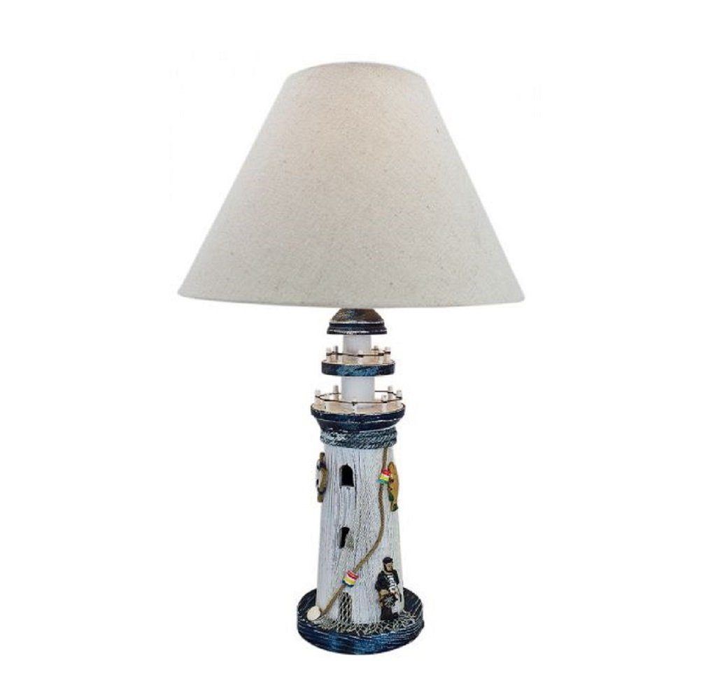 Linoows Tischleuchte Tischlampe mit Leuchtturm, Maritime günstig online kaufen