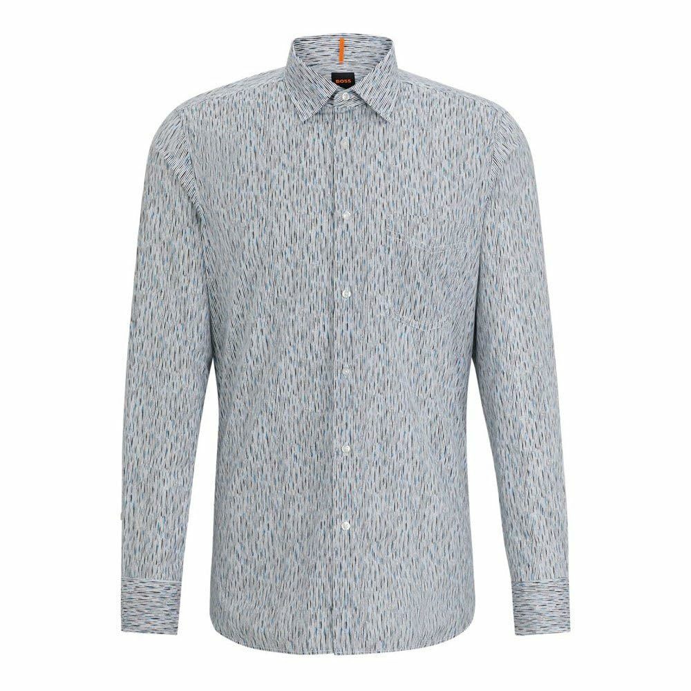 BOSS Kurzarmshirt Langarm FreizeitHemd für Herren (1-tlg., keine Angabe)