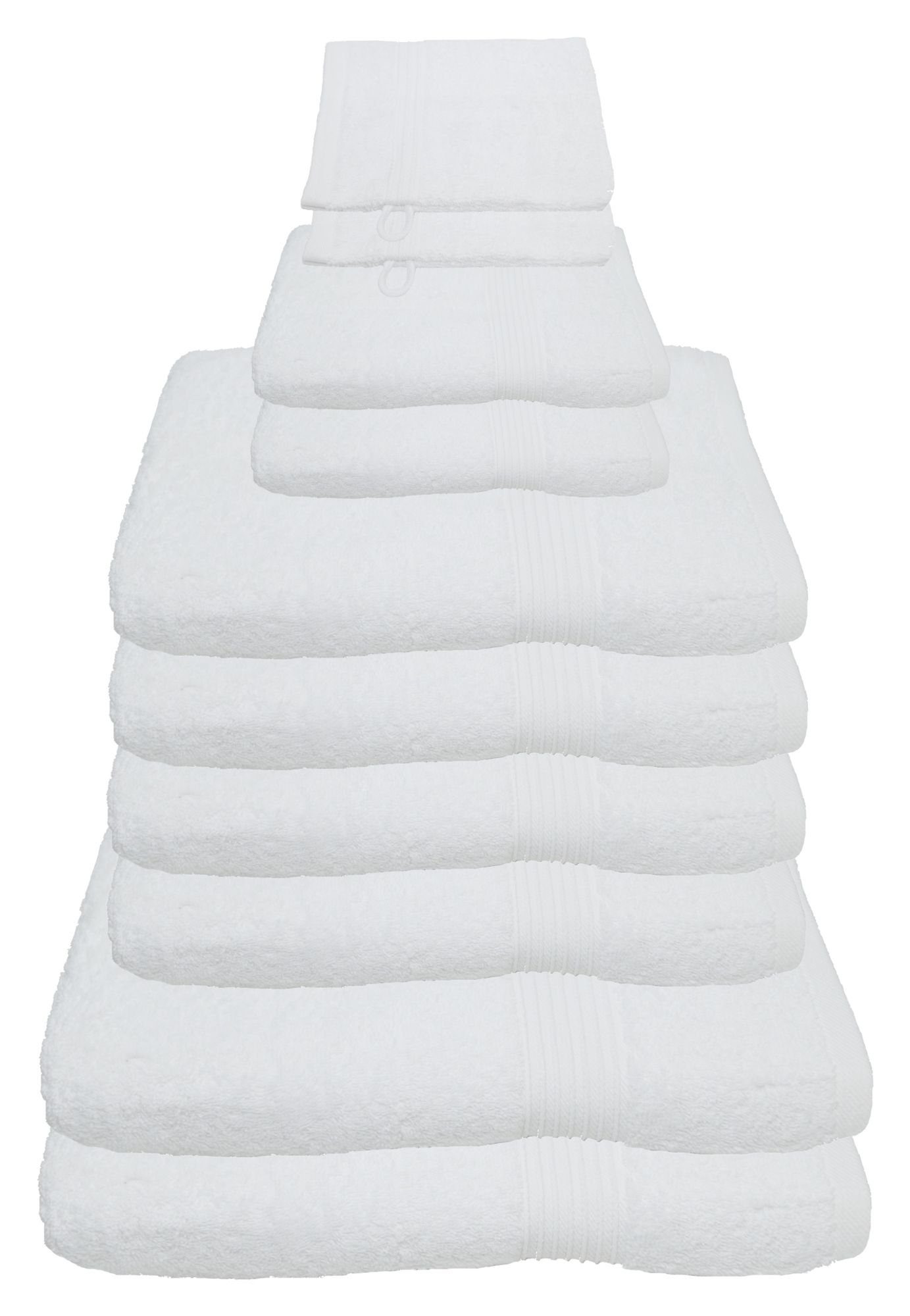 Julie Julsen Handtücher 10-Handtücher-Weiss, Baumwolle (10-St) günstig online kaufen