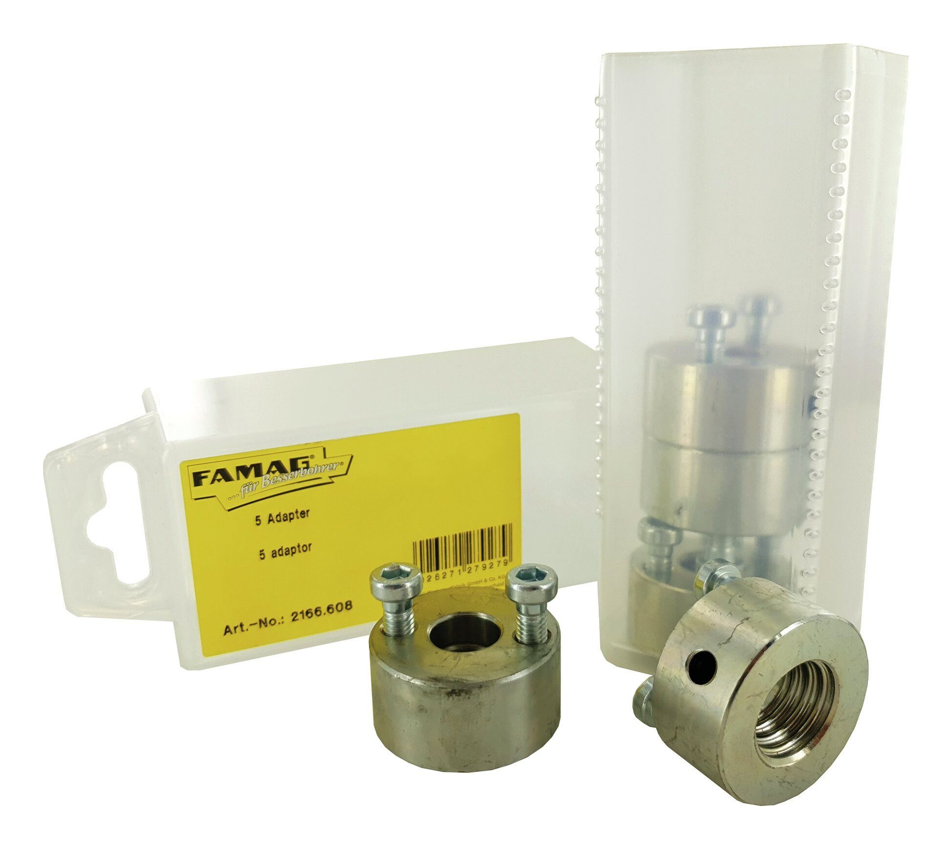 FAMAG Lochsäge, 5 Stück, Adapter für PAROLI 5 St. (VE)