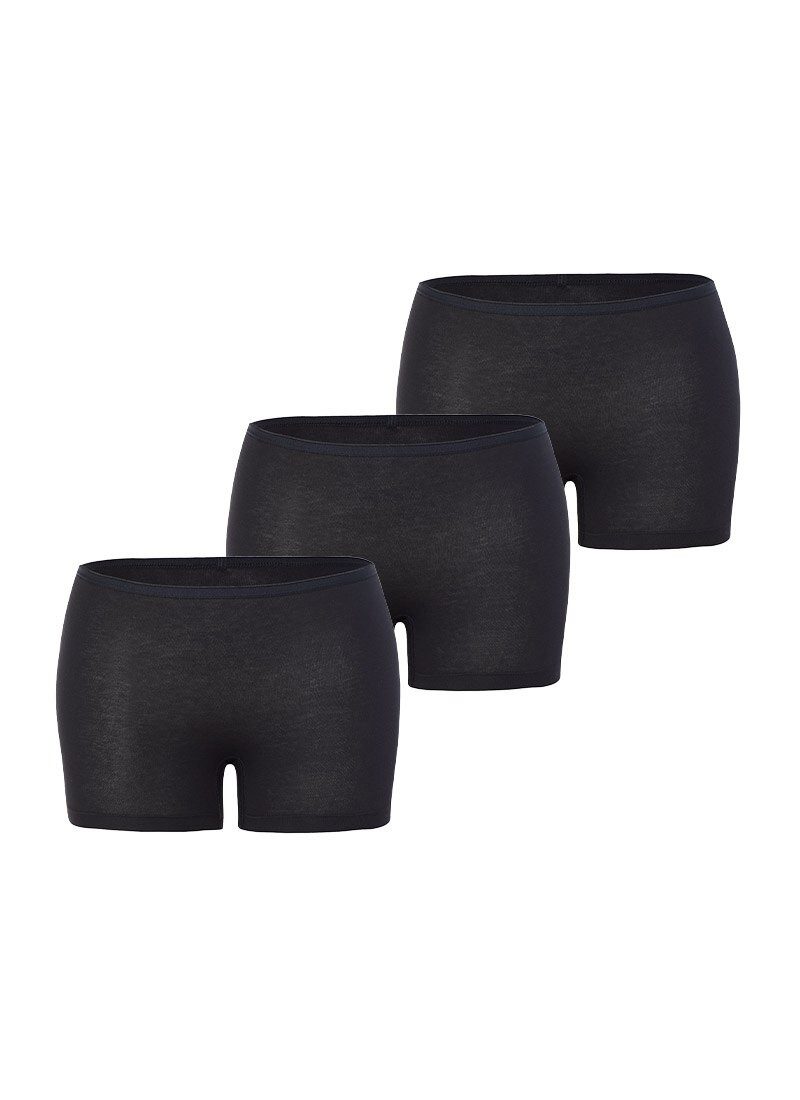BlackSpade Boxer Damen Essential Boxer 3er-Pack - Schwarz