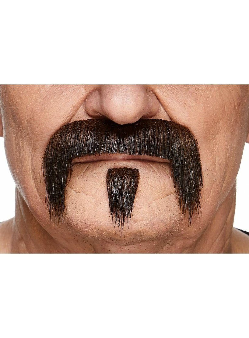 Metamorph Kostüm The Zappa Bart, Hochwertiger, selbstklebender Kunstbart aus Handarbeit