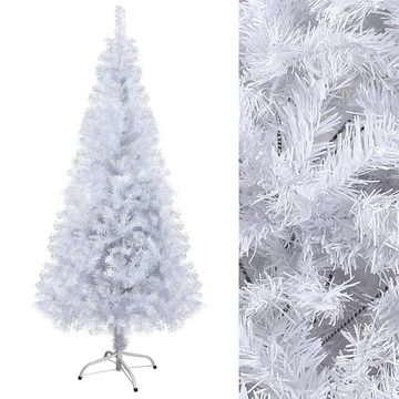 Gotoll Künstlicher Weihnachtsbaum XM007-10, Weiß Tannenbaum künstlicher Weihnachtsbaum Christbaum Metallständer