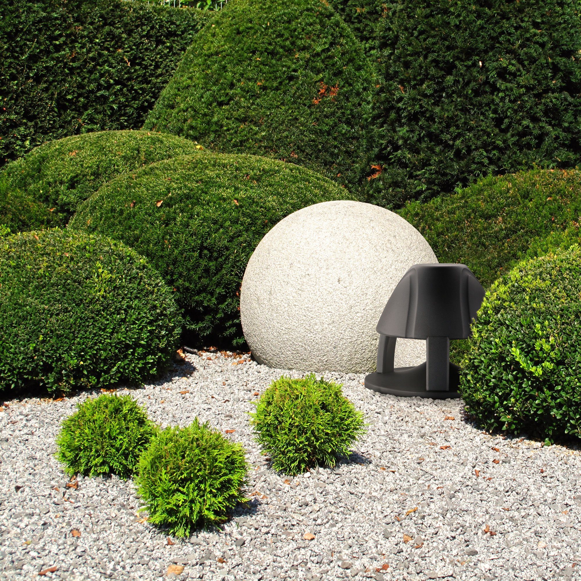 Pronomic HLS-560 360° 2-Wege Garten-Lautsprecher Außenlautsprecher (60 W, Allwetter-Lautsprecher Wasser- und UV-resistent mit 5,25" Woofer)