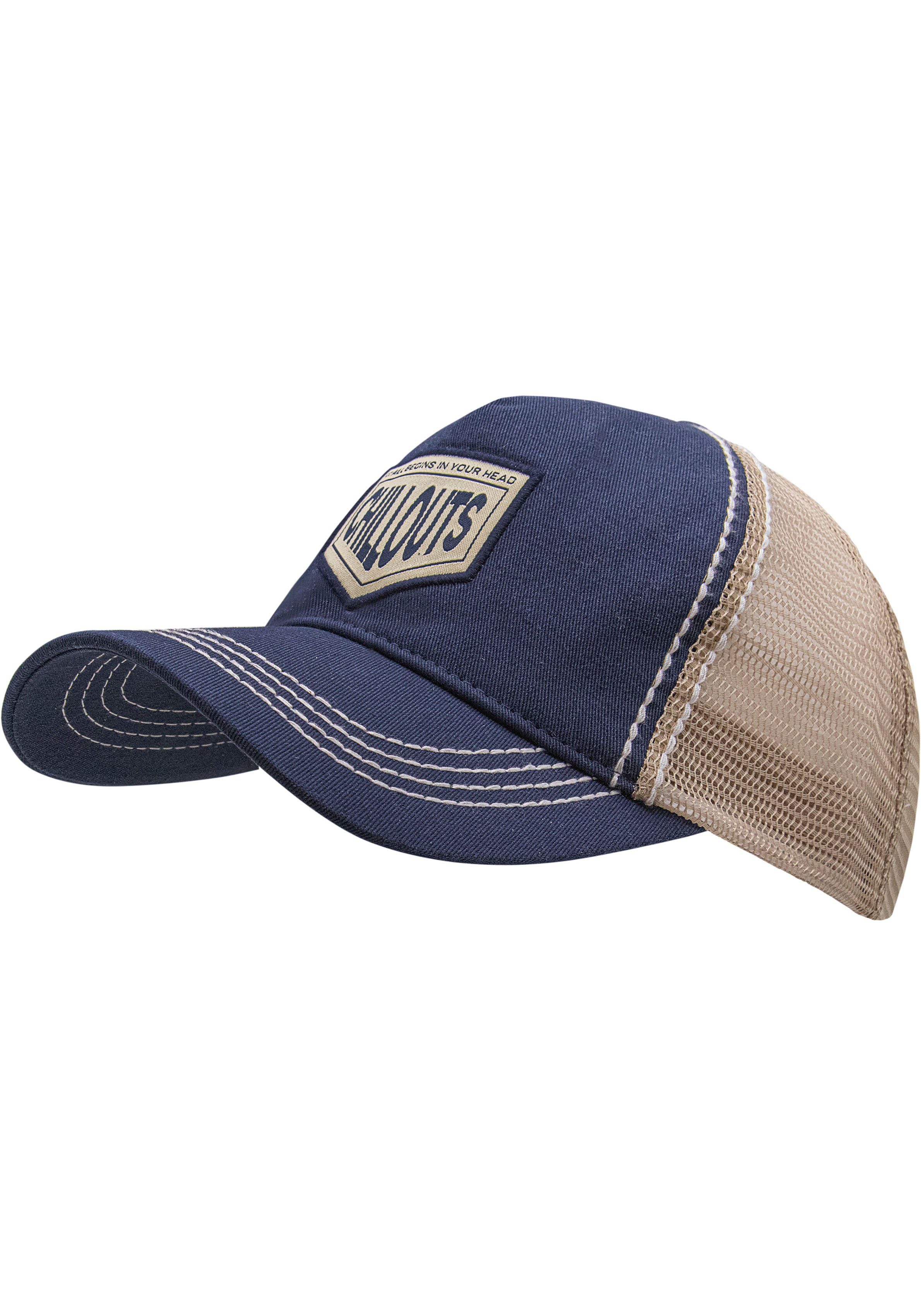 chillouts Baseball Cap Portsmouth Hat, Kontrastfarbene Steppnaht | Schiebermützen