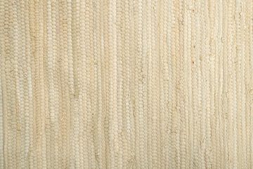 Teppich Gastines, Home affaire, rechteckig, Höhe: 5 mm, Wendeteppich, reine Baumwolle, handgewebt, uni, waschbar, modern