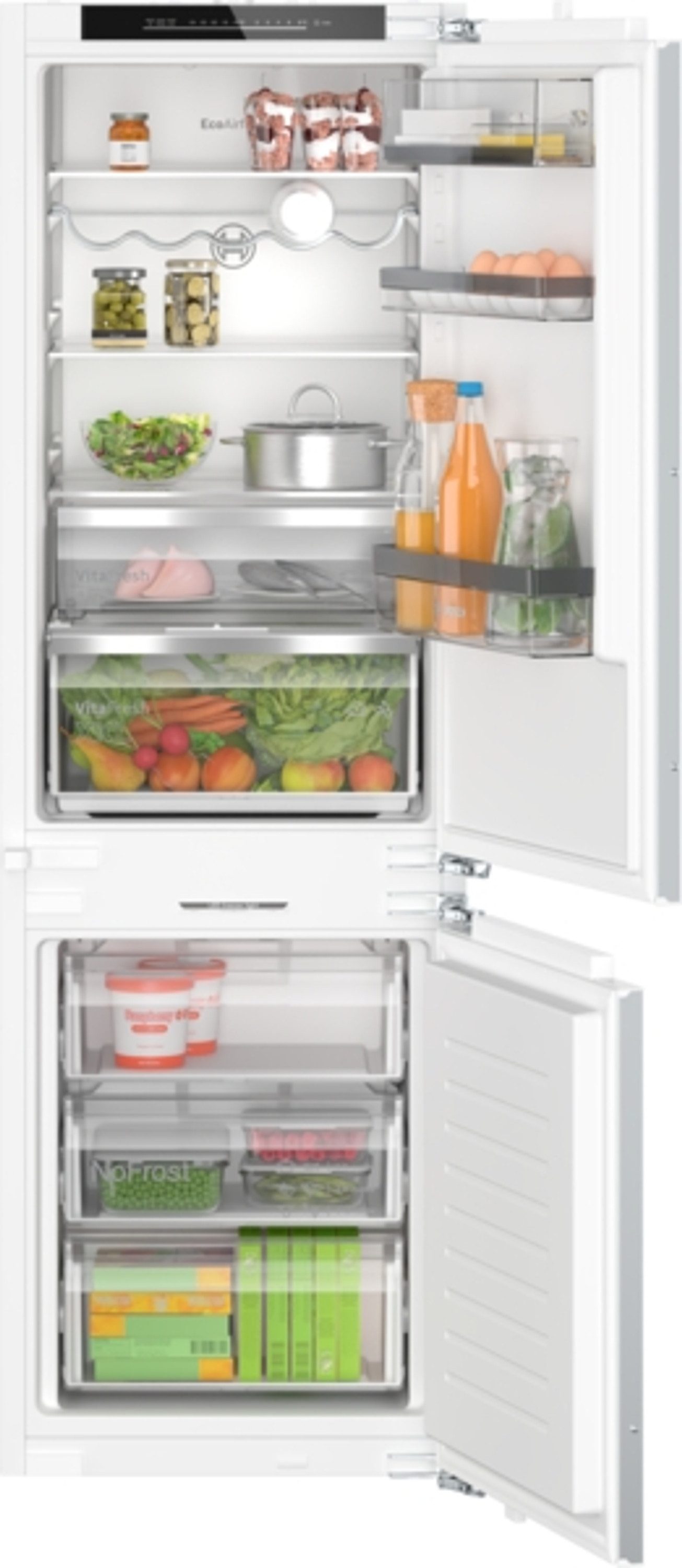 BOSCH Einbaukühlgefrierkombination 6 KIN86ADD0, 177 cm hoch, 56 cm breit