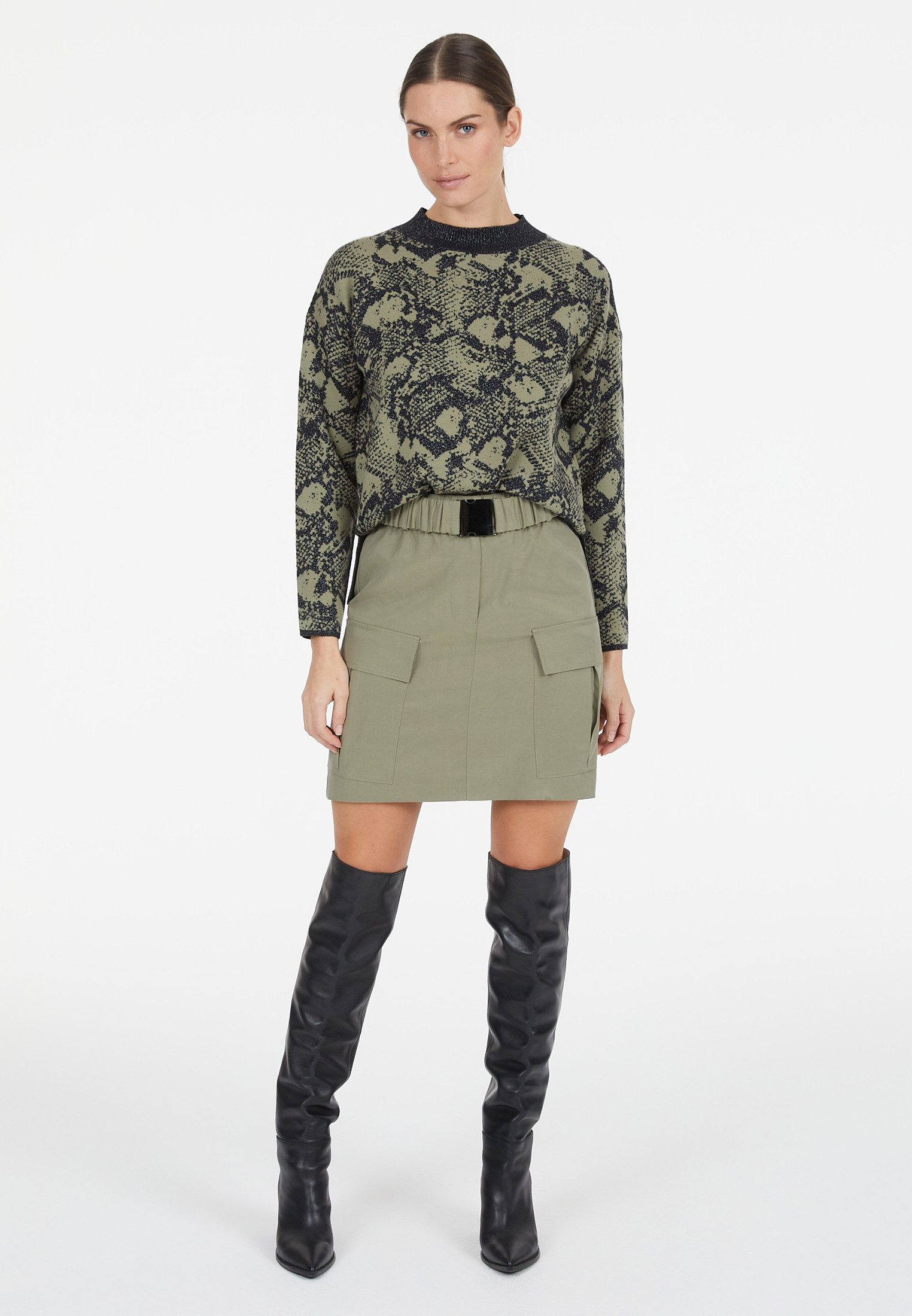 MARC AUREL Stehkragenpullover günstig online kaufen