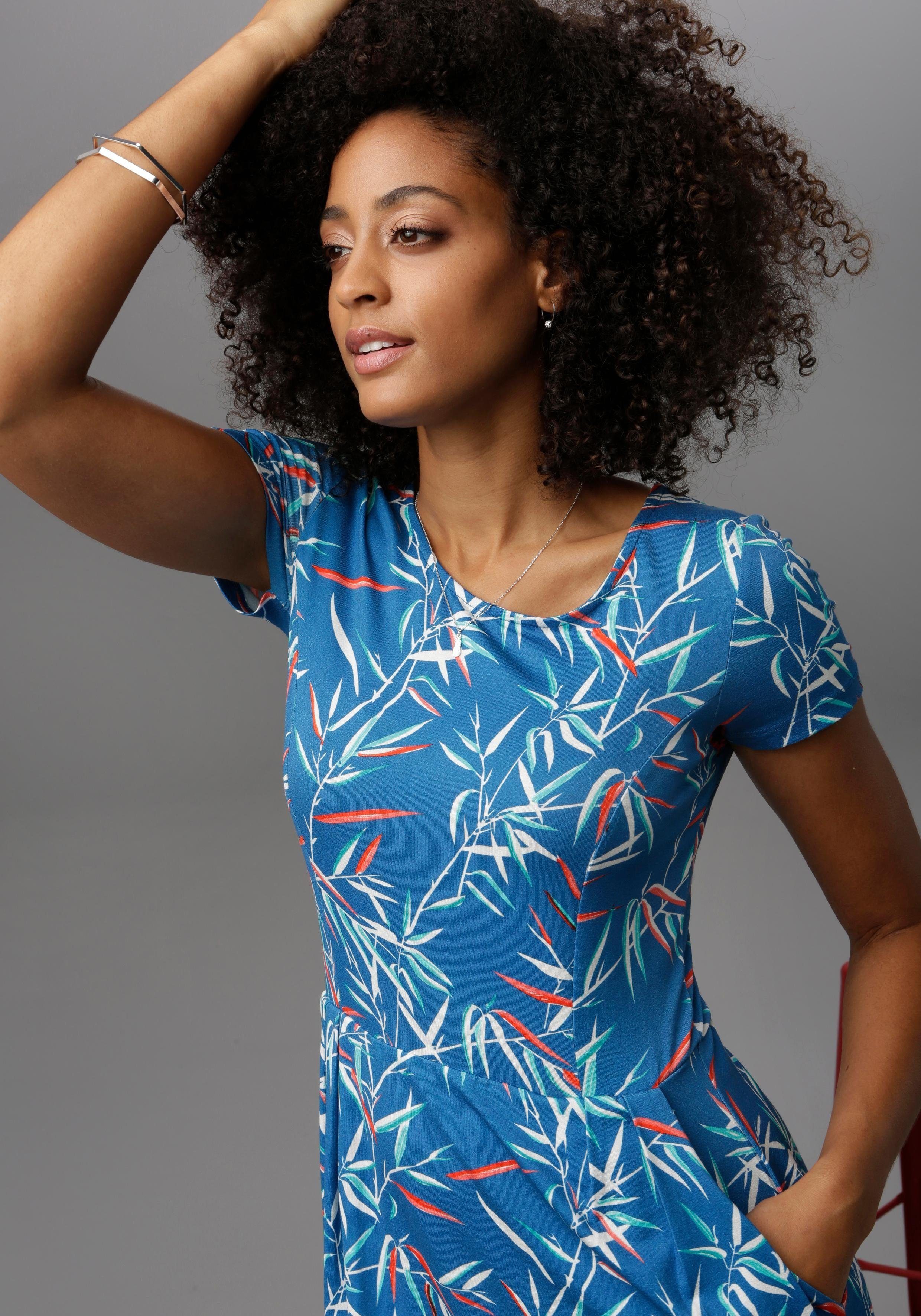 Aniston SELECTED Sommerkleid mit 2 Eingrifftaschen günstig online kaufen