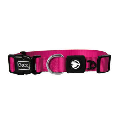 DDOXX Hunde-Halsband Hundehalsband Nylon, verstellbar, Pink L - 2,5 X 45-68 Cm Nylon
