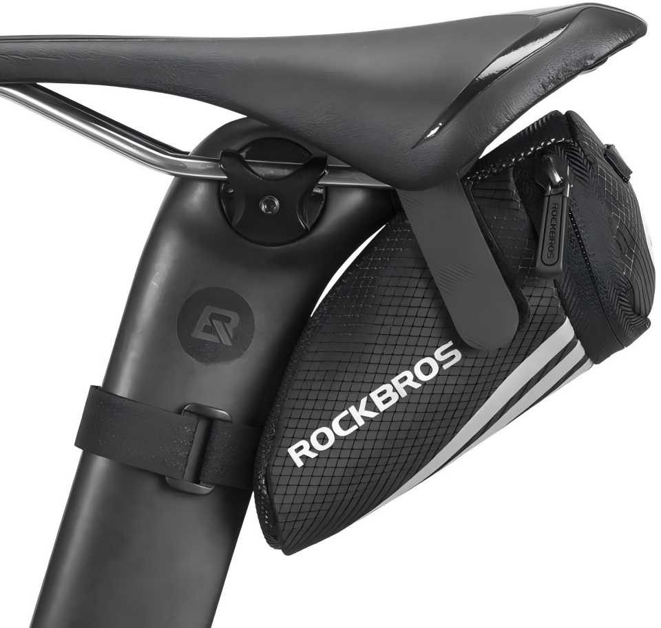 ROCKBROS Fahrradtasche Fahrrad Satteltasche (für MTB Rennrad Faltrad, mit Befestigungsriemen/mit Halterung), wasserdicht
