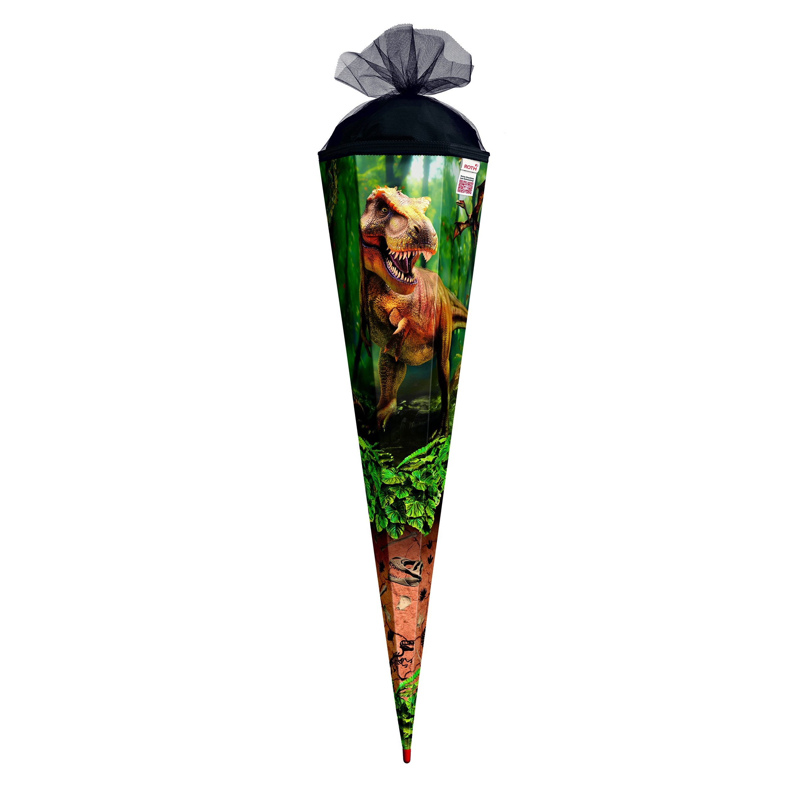 Roth Schultüte Schultüte / Zuckertüte / 85cm / eckig / "T-Rex"