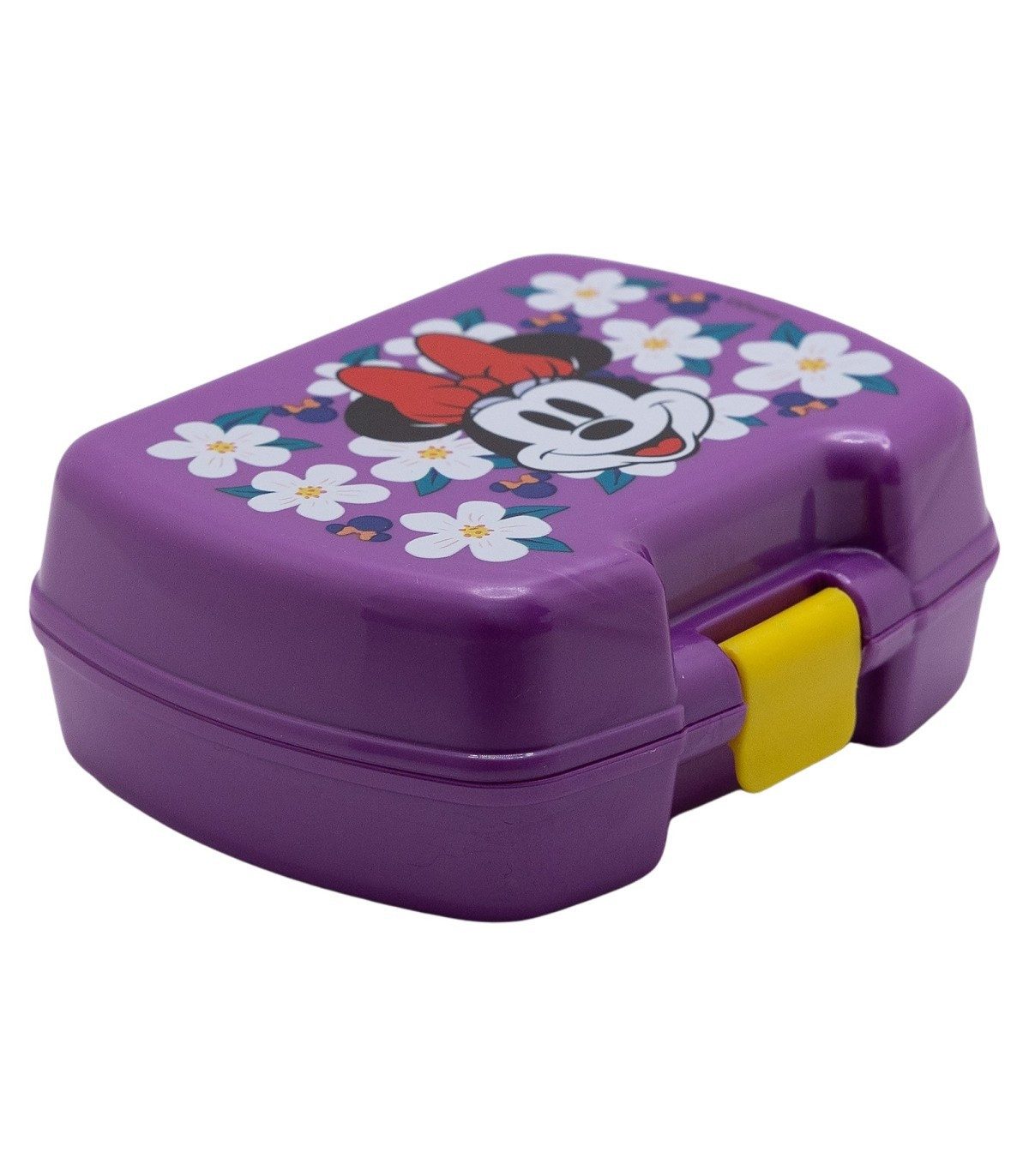 Disney Minnie Mouse Lunchbox Kinder Snackbox für unterwegs und Kindergarten, (Set)