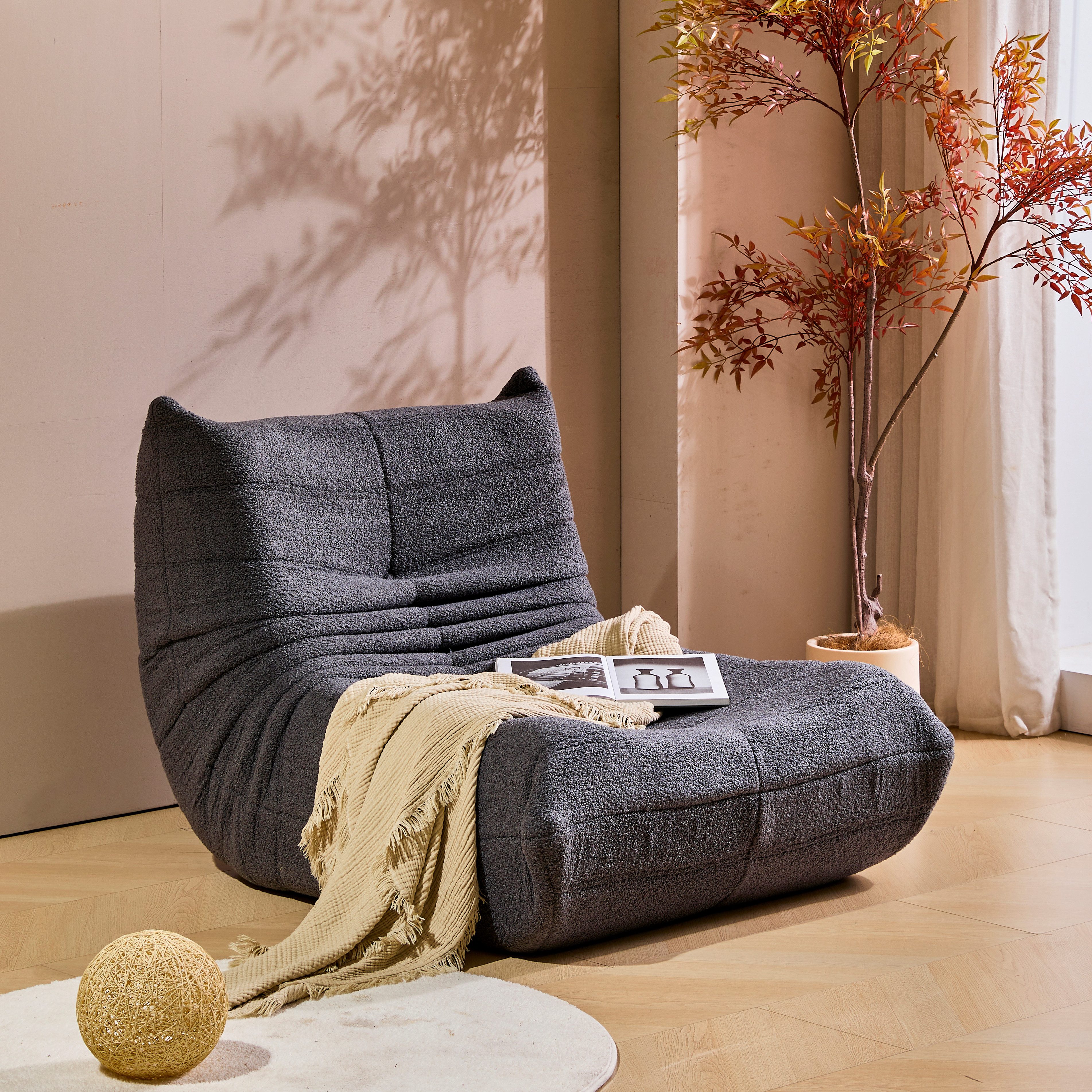 REDOM Sofa Sitzsack, Einzelsofa, Wohnzimmer Sofa, Interne rahmenlose Strukt günstig online kaufen